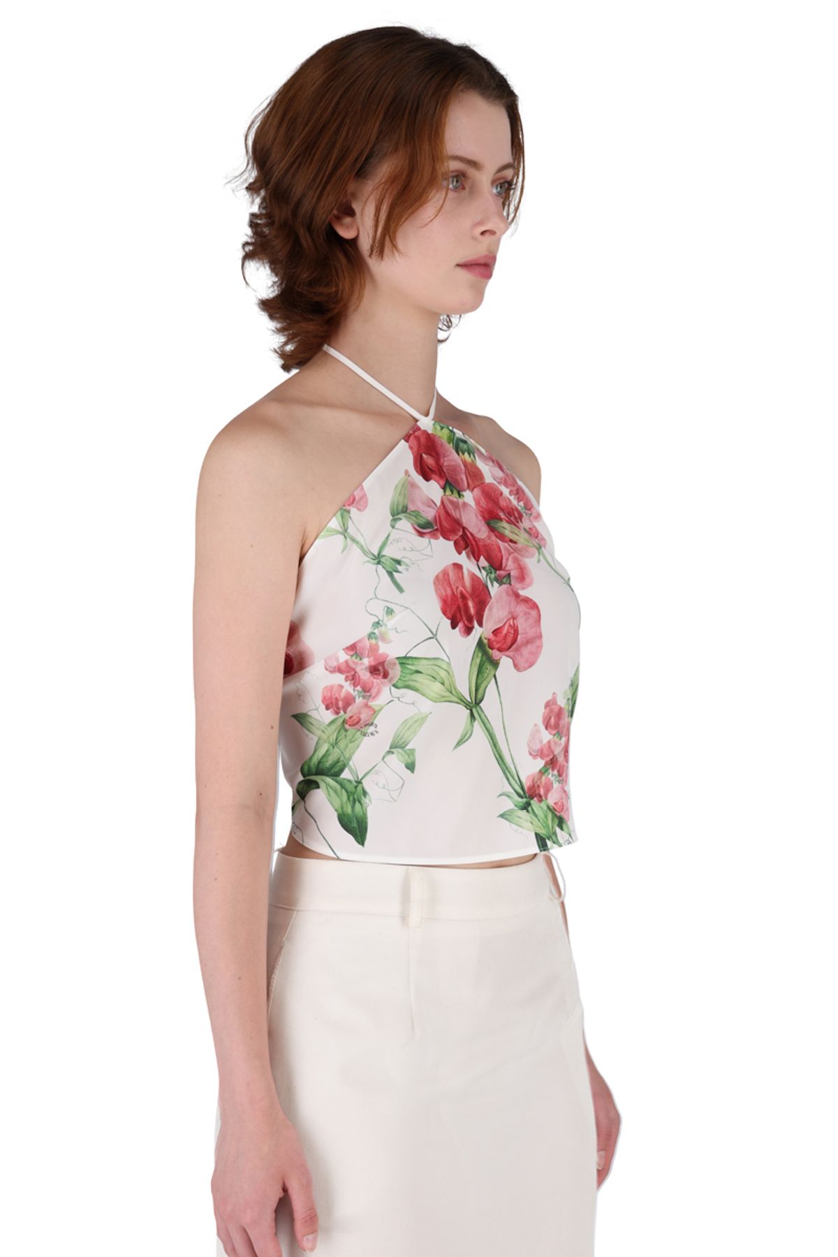 신스레터스(SHINS LETTERS) Sweet Pea Halter Top / No.1