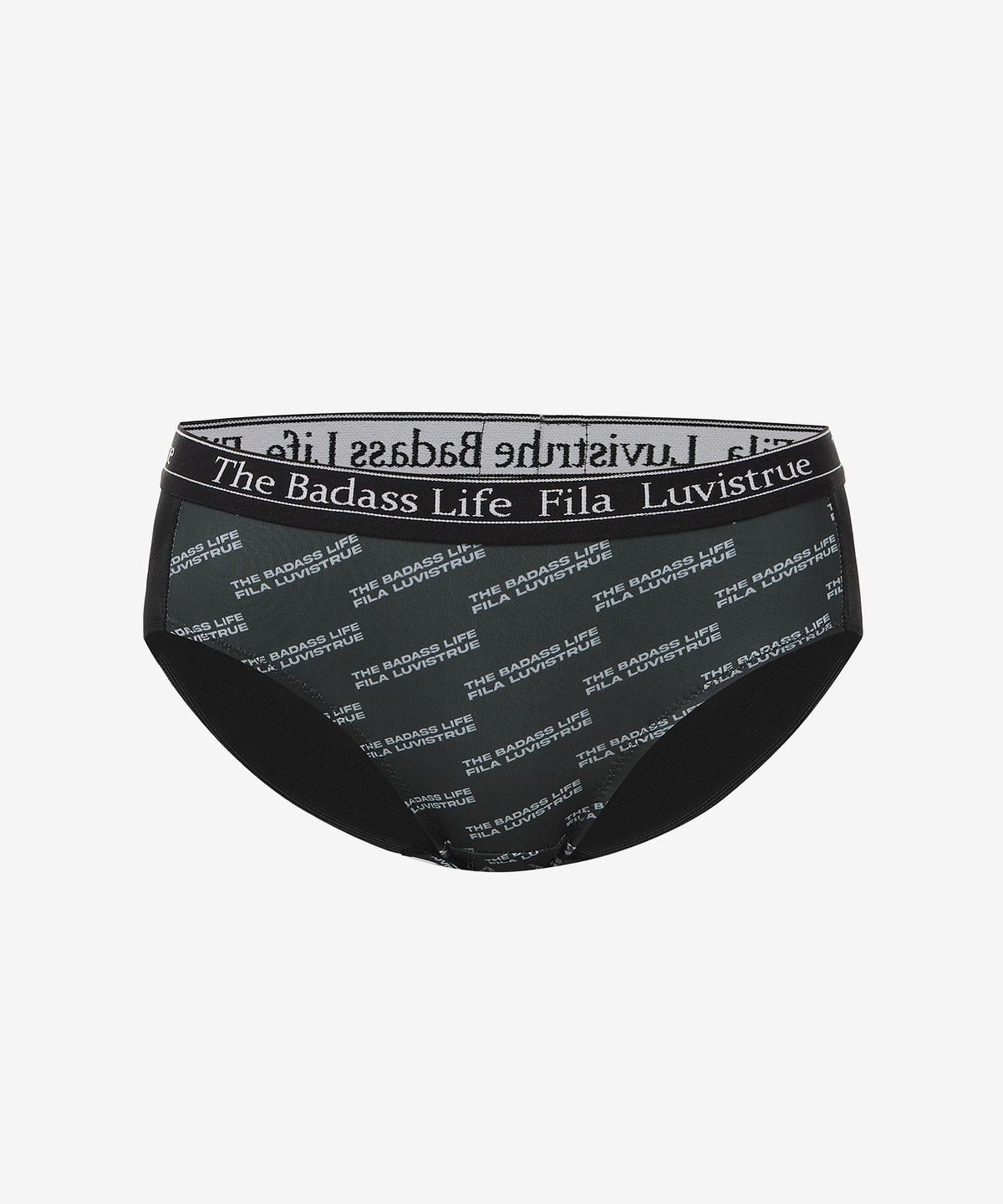 러브이즈트루(LUVISTRUE) [FILA UNDERWEAR X LUVISTRUE] BELLO PATTERN PANTY(BLACK)