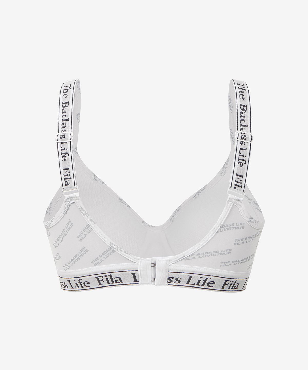 러브이즈트루(LUVISTRUE) [FILA UNDERWEAR X LUVISTRUE] BELLO PATTERN BRA(WHITE)