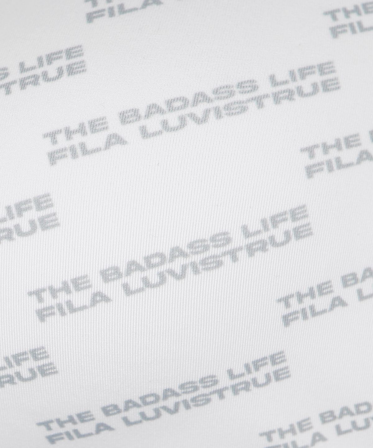 러브이즈트루(LUVISTRUE) [FILA UNDERWEAR X LUVISTRUE] BELLO PATTERN BRA(WHITE)