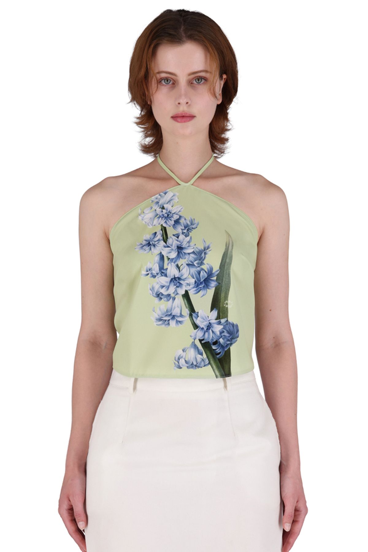 신스레터스(SHINS LETTERS) Hyacinth Halter Top