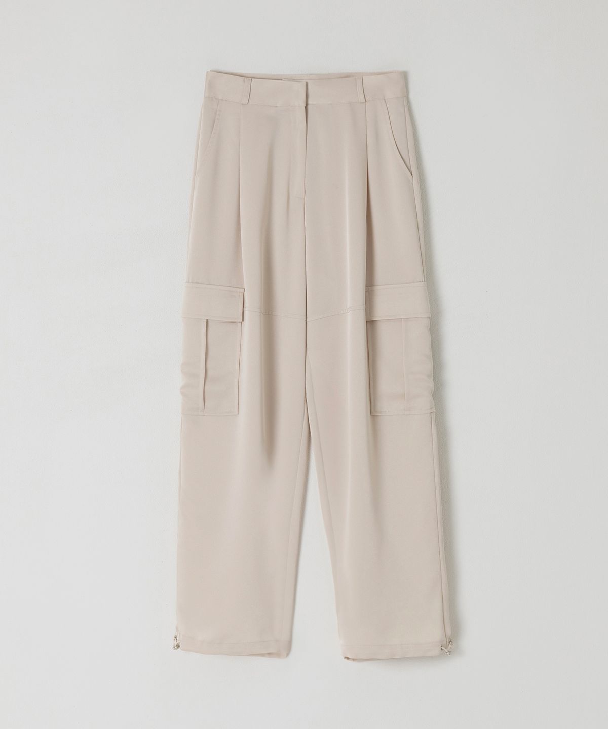 네벨에브리웨어(NEBELEVERYWEAR) Satin Cargo Pants (2 Color)