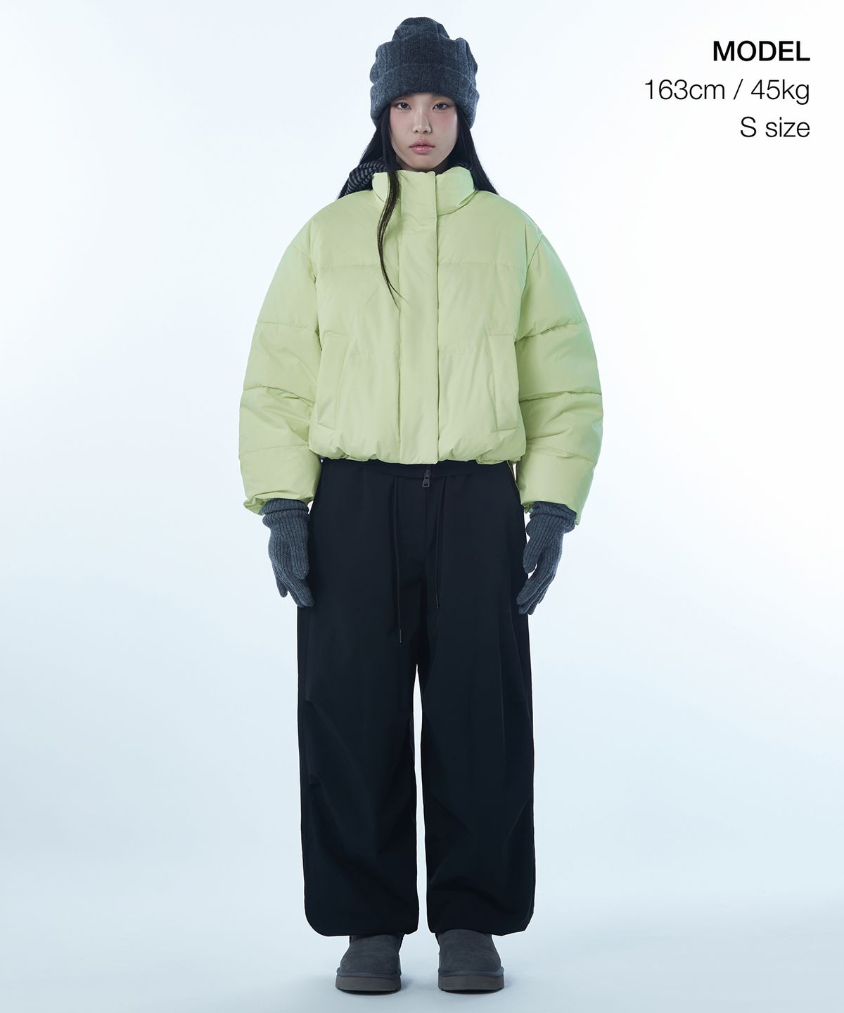 무신사 스탠다드 우먼(MUSINSA STANDARD WOMAN) 우먼즈 데일리 푸퍼 숏 패딩 재킷 [멜론]