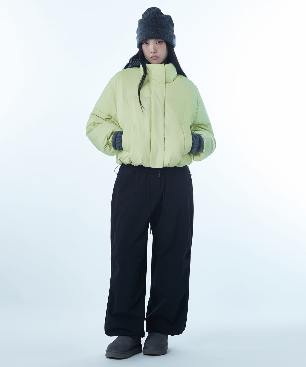 무신사 스탠다드 우먼(MUSINSA STANDARD WOMAN) 우먼즈 데일리 푸퍼 숏 패딩 재킷 [멜론]