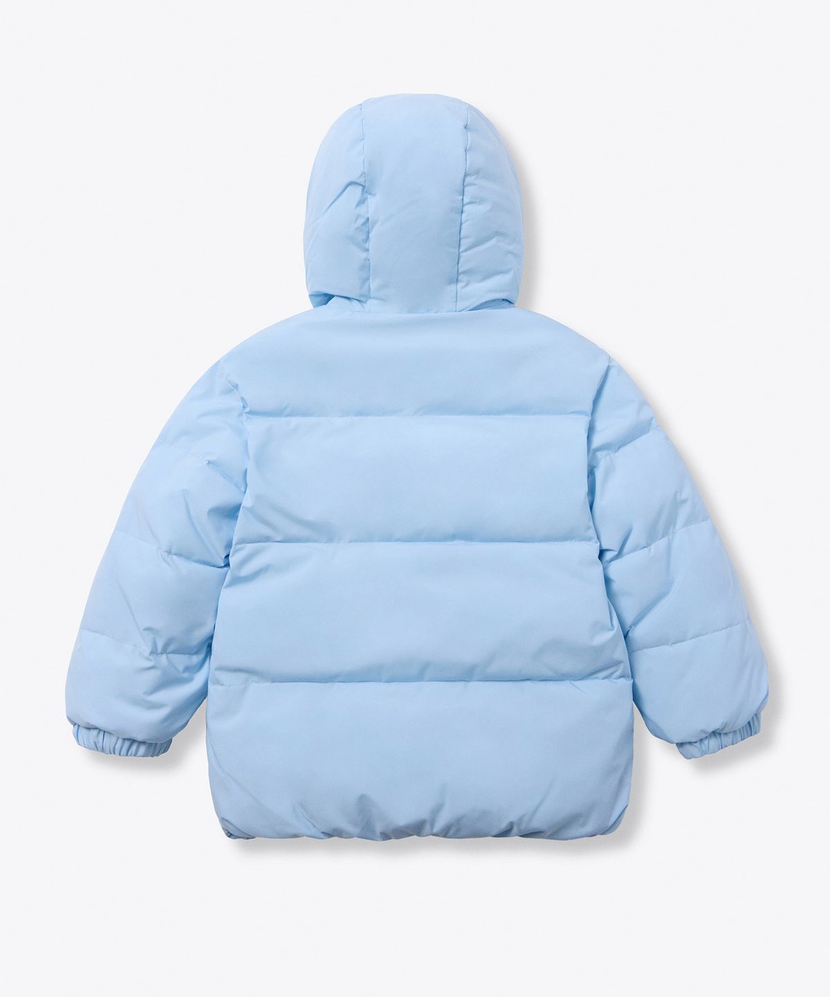 무신사 스탠다드 키즈(MUSINSA STANDARD KIDS) 데일리 푸퍼 리버서블 플리스 후디드 패딩 재킷 [스카이 블루/크림]