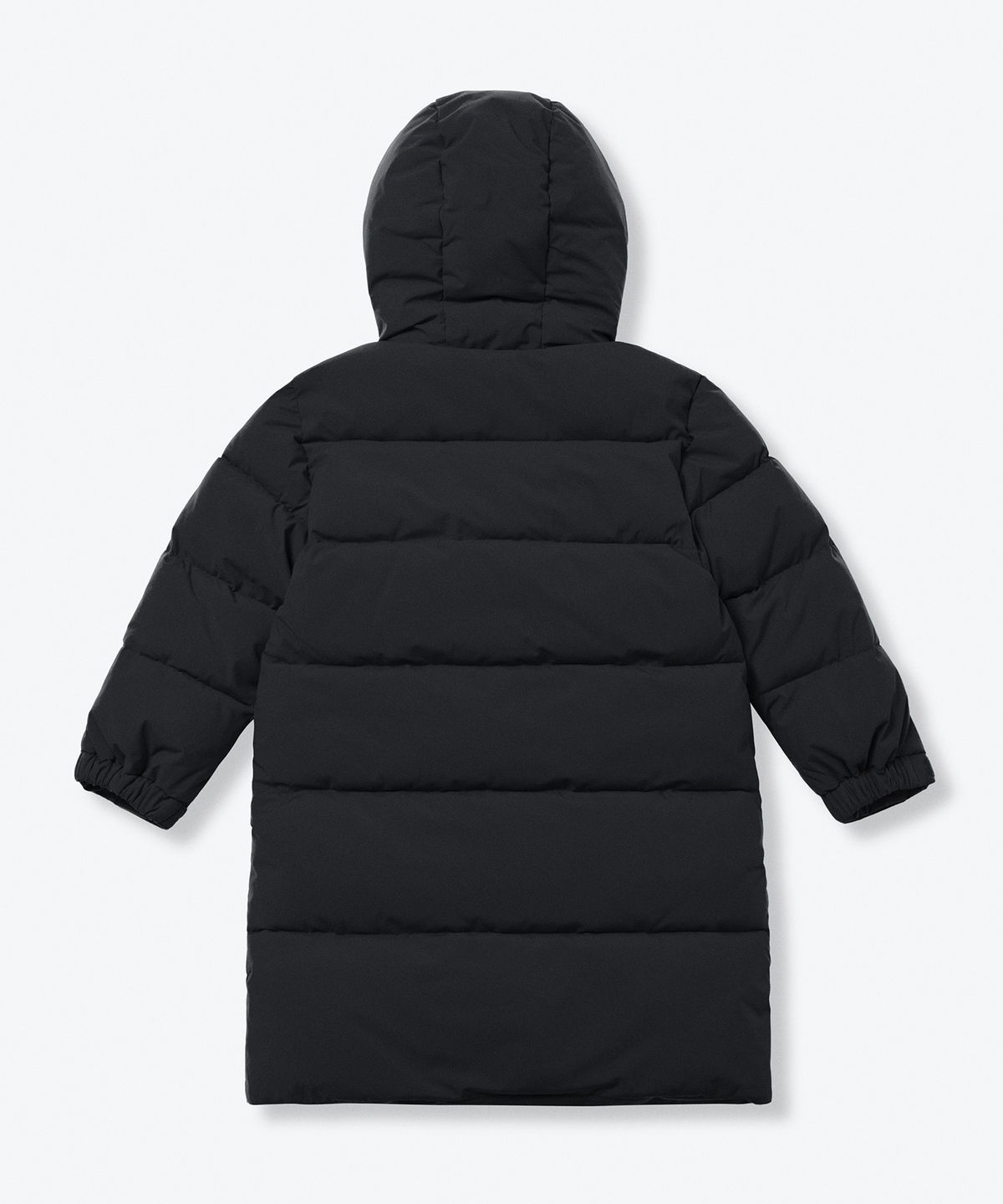 무신사 스탠다드 키즈(MUSINSA STANDARD KIDS) 데일리 푸퍼 롱 패딩 파카 [블랙]