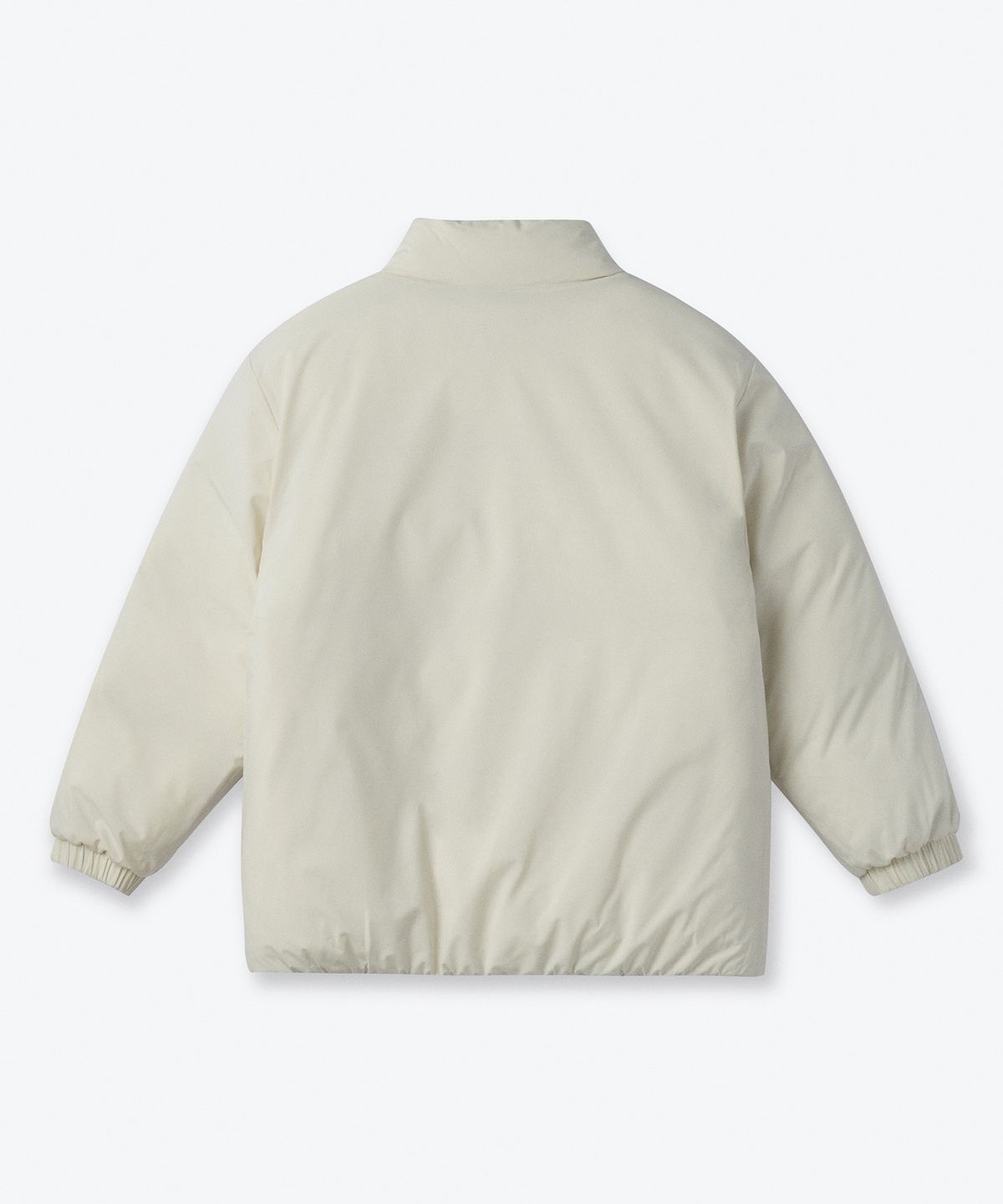 무신사 스탠다드 키즈(MUSINSA STANDARD KIDS) 데일리 푸퍼 리버서블 체크 숏 패딩 재킷 [스카이 블루/크림]