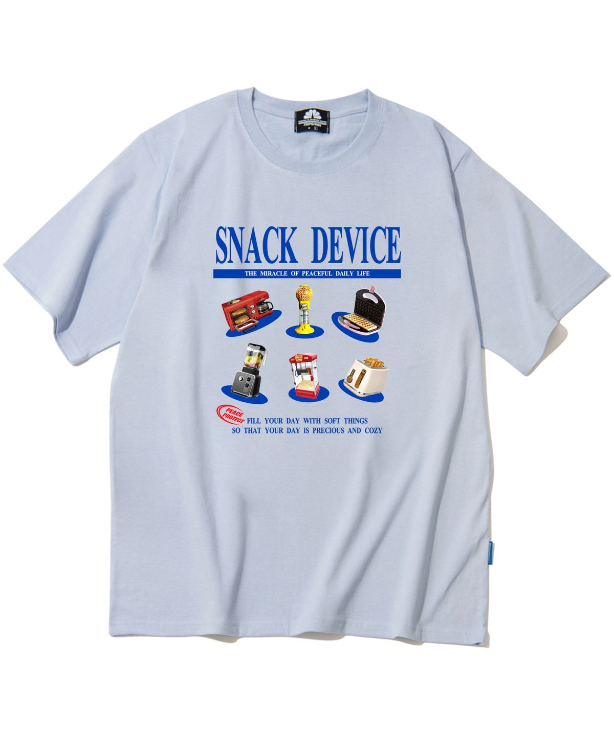 트립션(TRIPSHION) Snack Device 그래픽 티셔츠 - 8 컬러