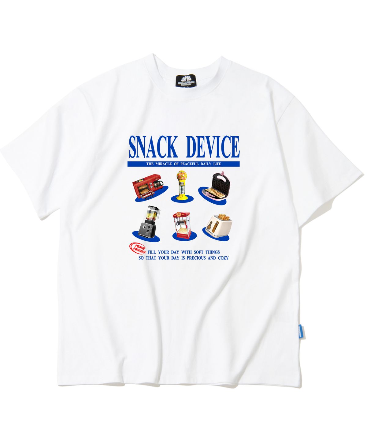 트립션(TRIPSHION) Snack Device 그래픽 티셔츠 - 8 컬러