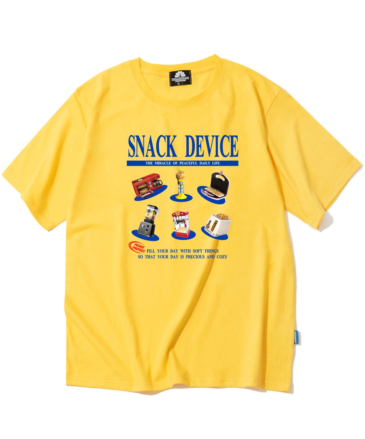 트립션(TRIPSHION) Snack Device 그래픽 티셔츠 - 8 컬러