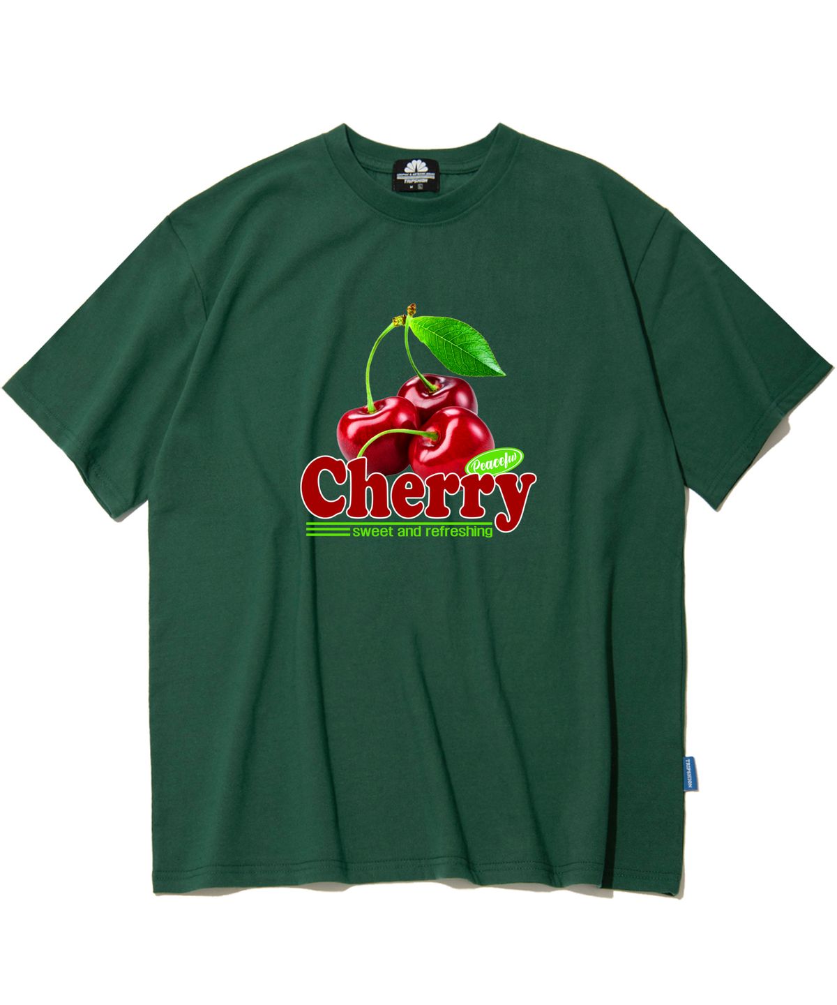 트립션(TRIPSHION) Triple Cherry 그래픽 티셔츠 - 8 컬러