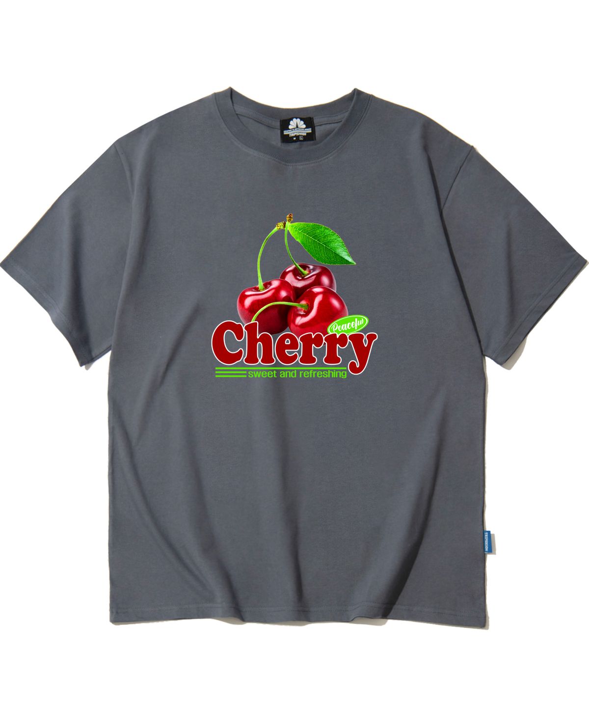 트립션(TRIPSHION) Triple Cherry 그래픽 티셔츠 - 8 컬러