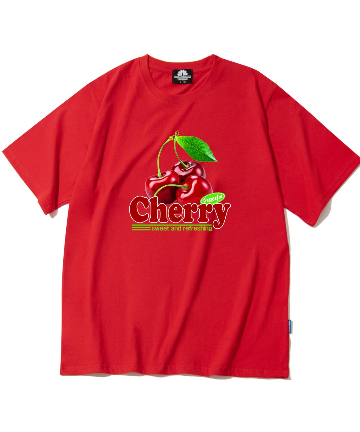 트립션(TRIPSHION) Triple Cherry 그래픽 티셔츠 - 8 컬러