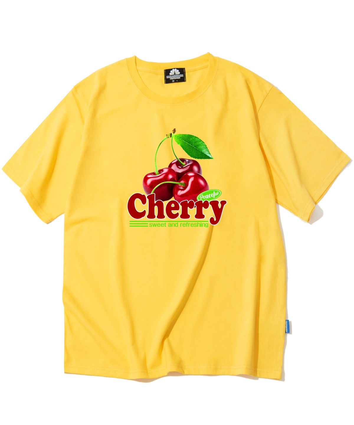 트립션(TRIPSHION) Triple Cherry 그래픽 티셔츠 - 8 컬러