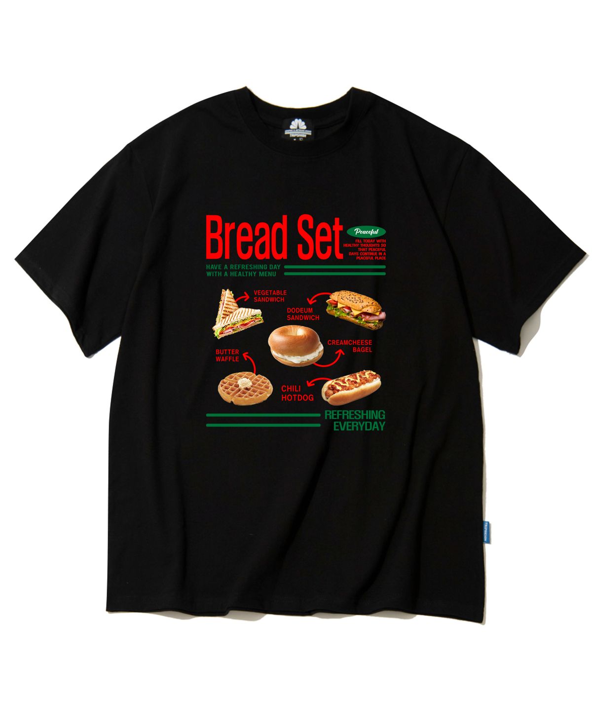 트립션(TRIPSHION) Bread Set 그래픽 티셔츠 - 8 컬러