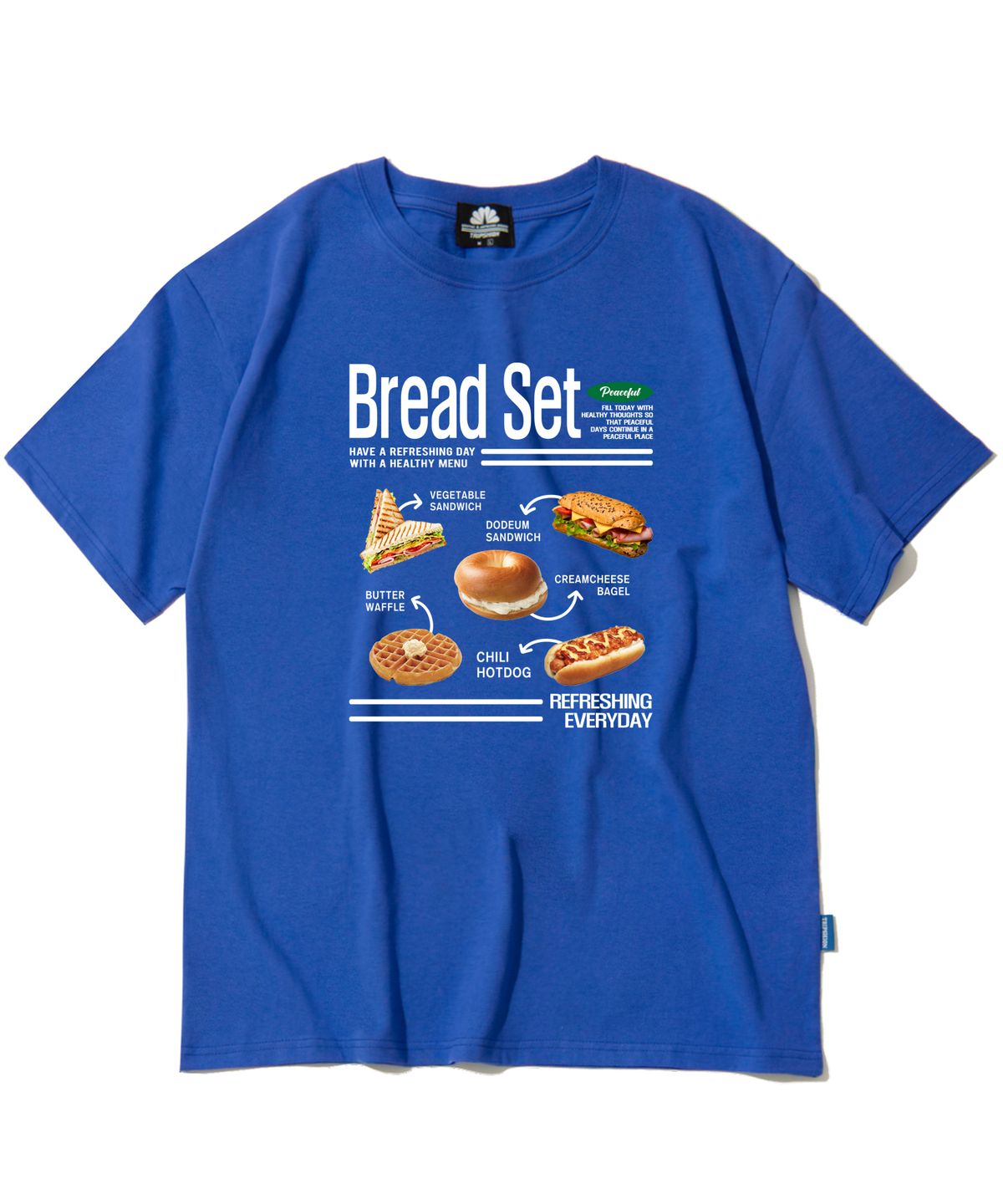 트립션(TRIPSHION) Bread Set 그래픽 티셔츠 - 8 컬러