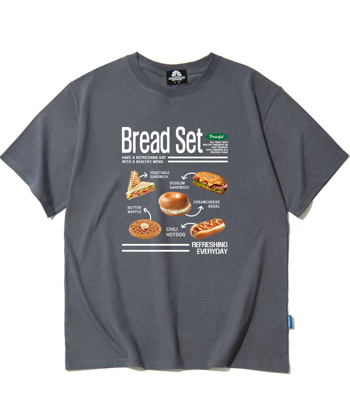 트립션(TRIPSHION) Bread Set 그래픽 티셔츠 - 8 컬러