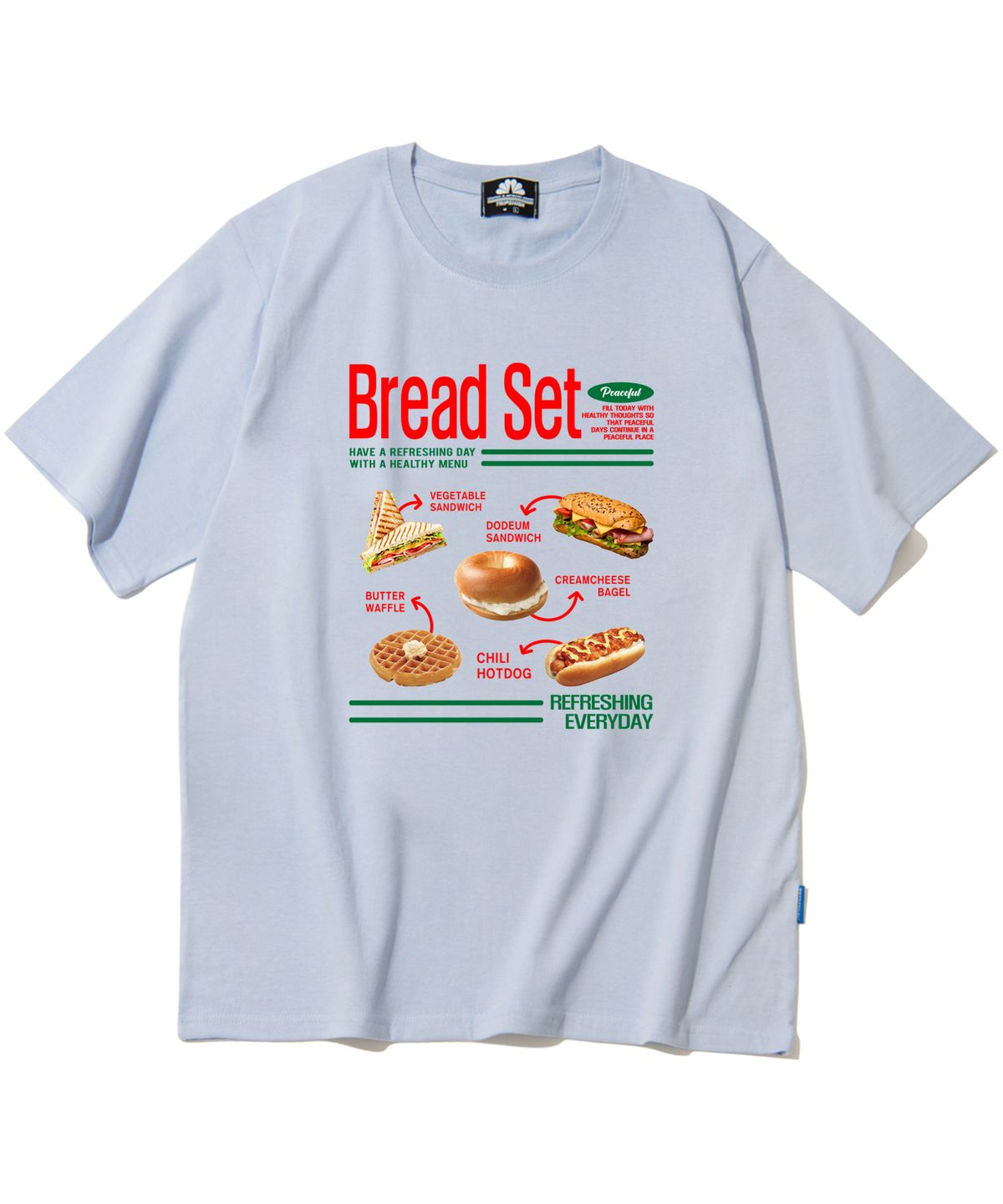 트립션(TRIPSHION) Bread Set 그래픽 티셔츠 - 8 컬러