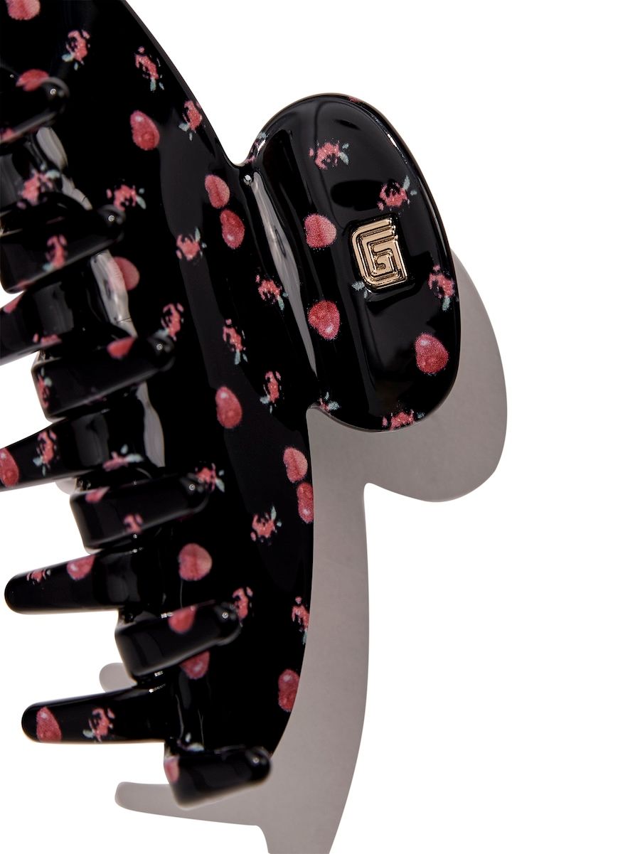 ☆GLOWNY☆ BLACK CHERRY HAIR CLIP MUSINSA | GLOWNY BLACK CHERRY HAIR CLIP