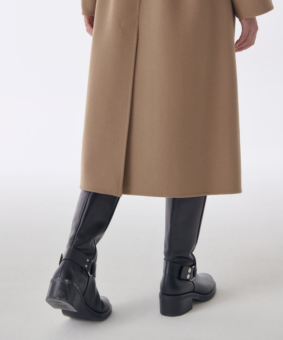 무신사 스탠다드 우먼(MUSINSA STANDARD WOMAN) 우먼즈 캐시미어 블렌드 핸드메이드 발마칸 로브 코트 [카멜]