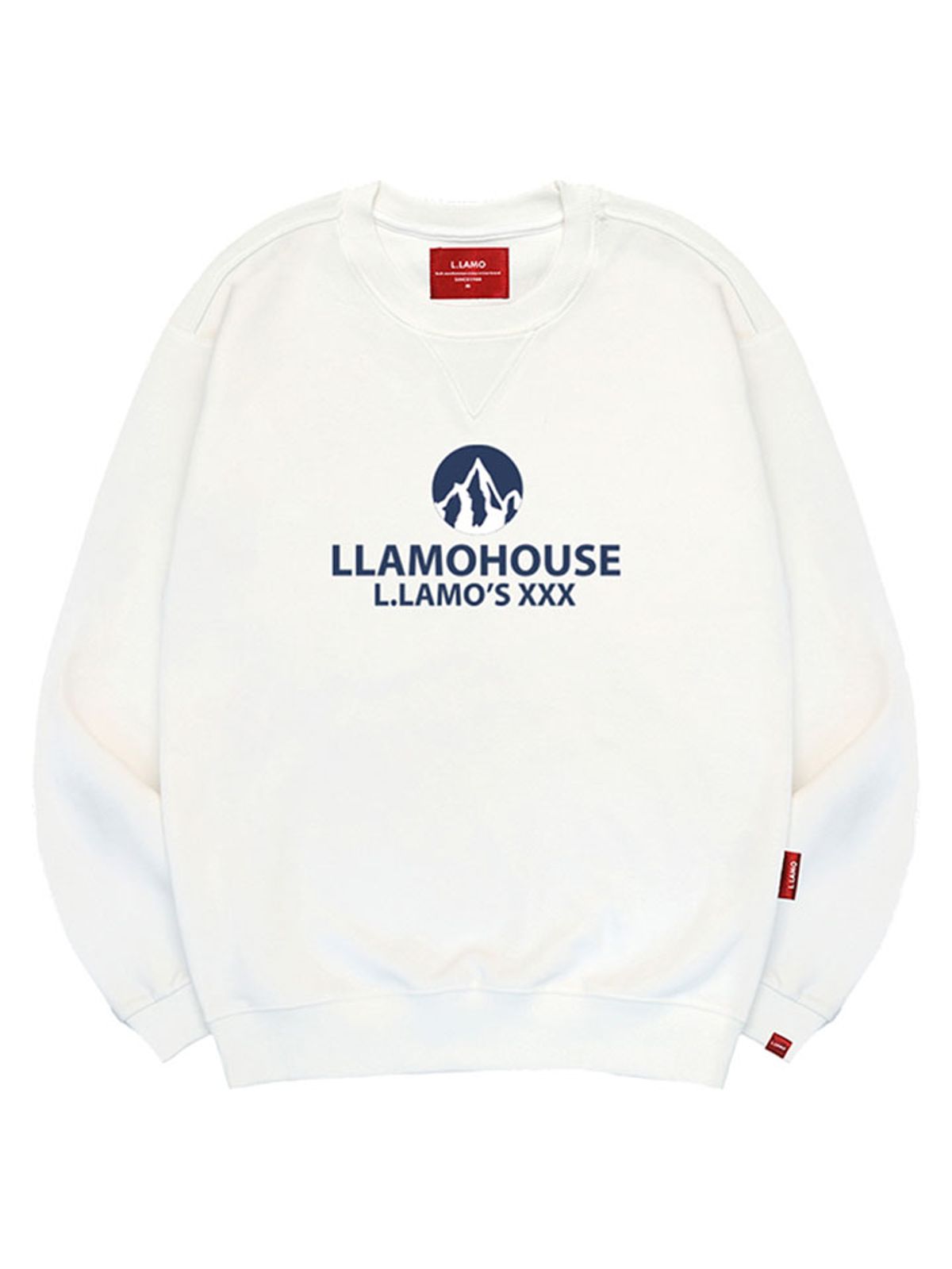 엘라모(LLAMO) 엘라모하우스 맨투맨 남녀공용 빅사이즈 S~4XL