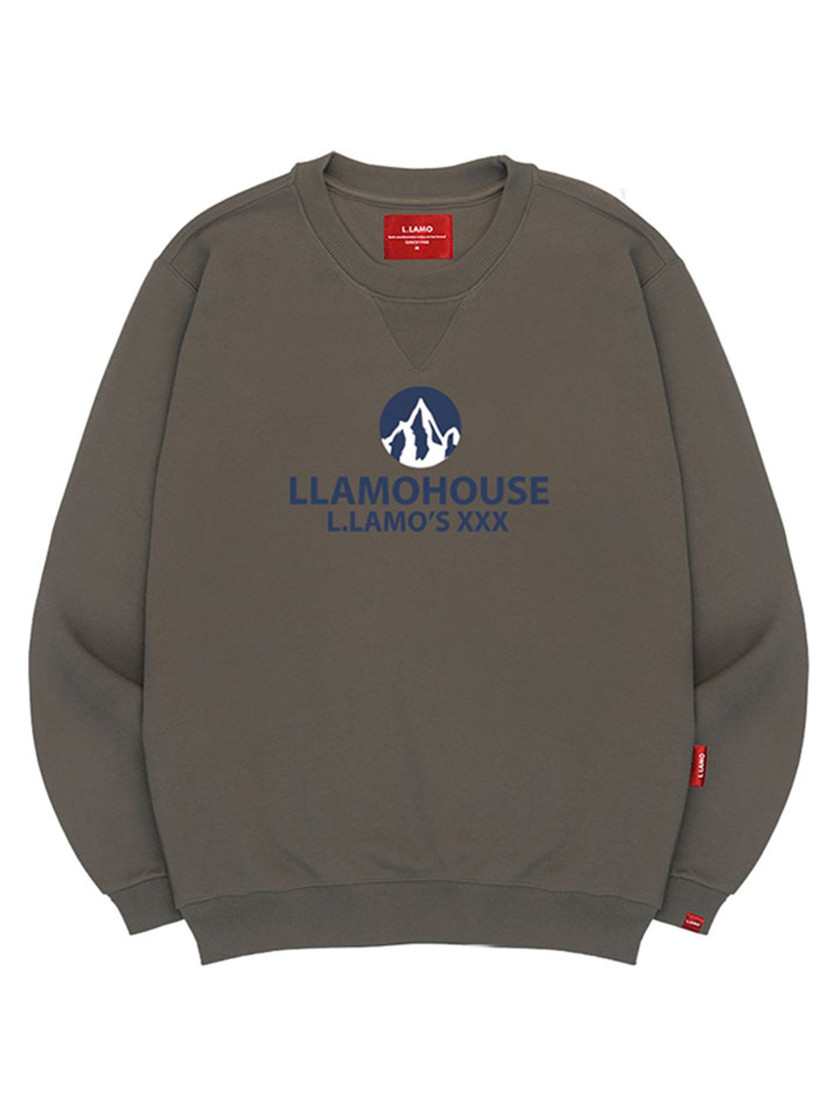 엘라모(LLAMO) 엘라모하우스 맨투맨 남녀공용 빅사이즈 S~4XL