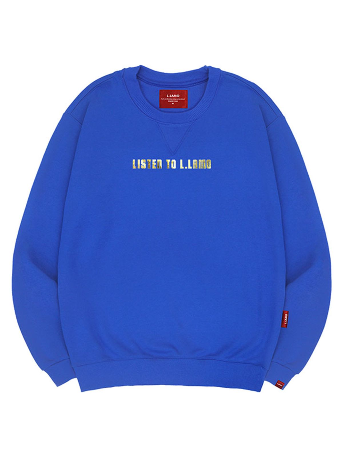엘라모(LLAMO) 골드리슨 맨투맨 남녀공용 빅사이즈 S~4XL