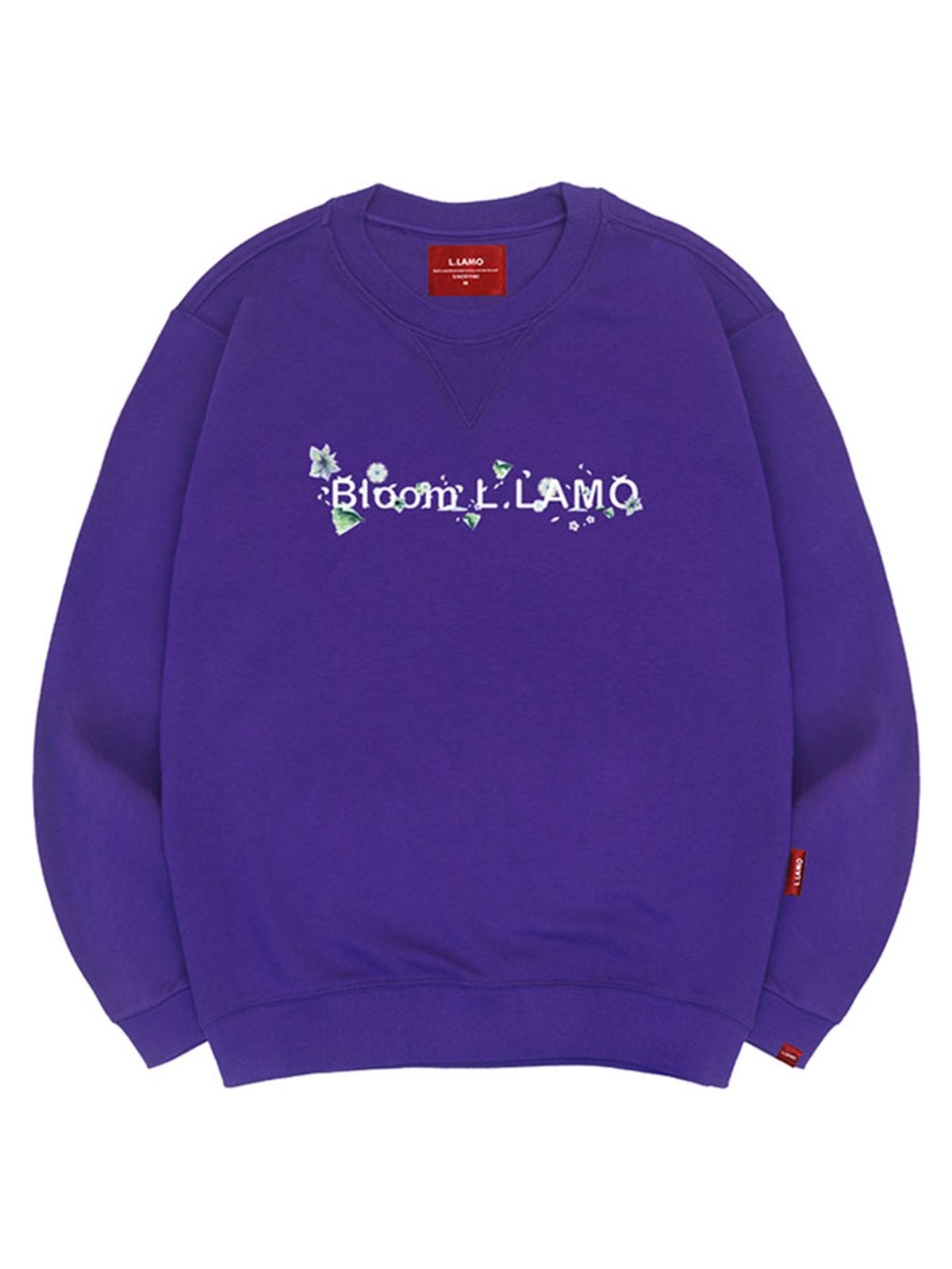 엘라모(LLAMO) 블룸 맨투맨 남녀공용 빅사이즈 S~4XL