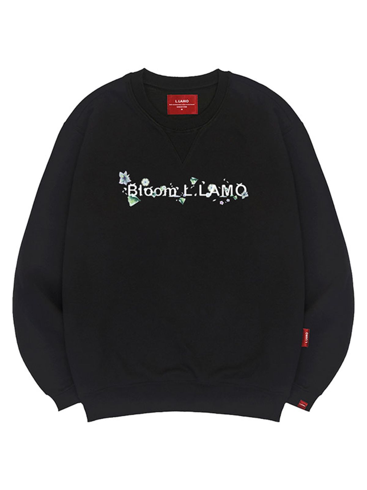 엘라모(LLAMO) 블룸 맨투맨 남녀공용 빅사이즈 S~4XL