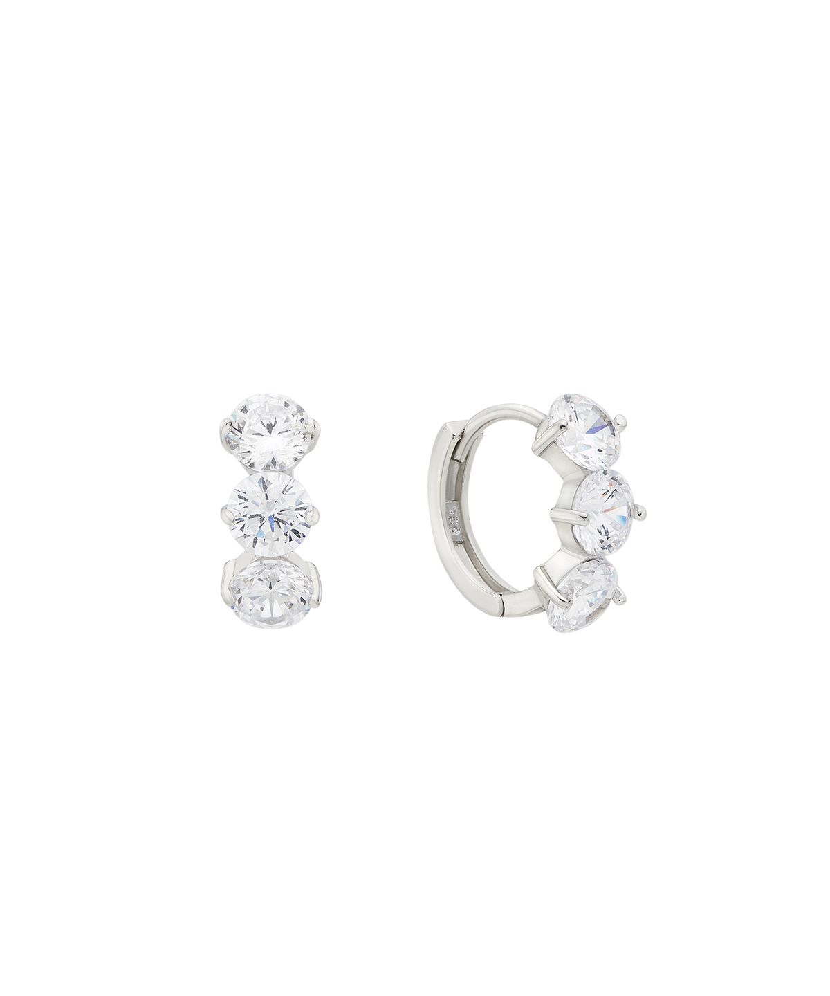 티오유(TOU) WAV105 Bling Crystal Earrings