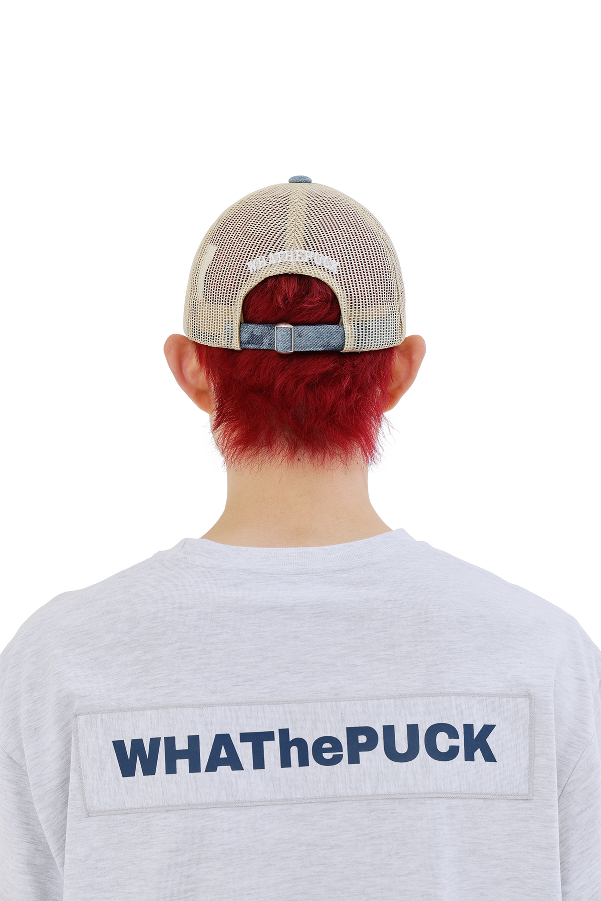 왓더퍽(WHATHEPUCK) WTP 하키 클럽 데님 딮 메쉬볼캡