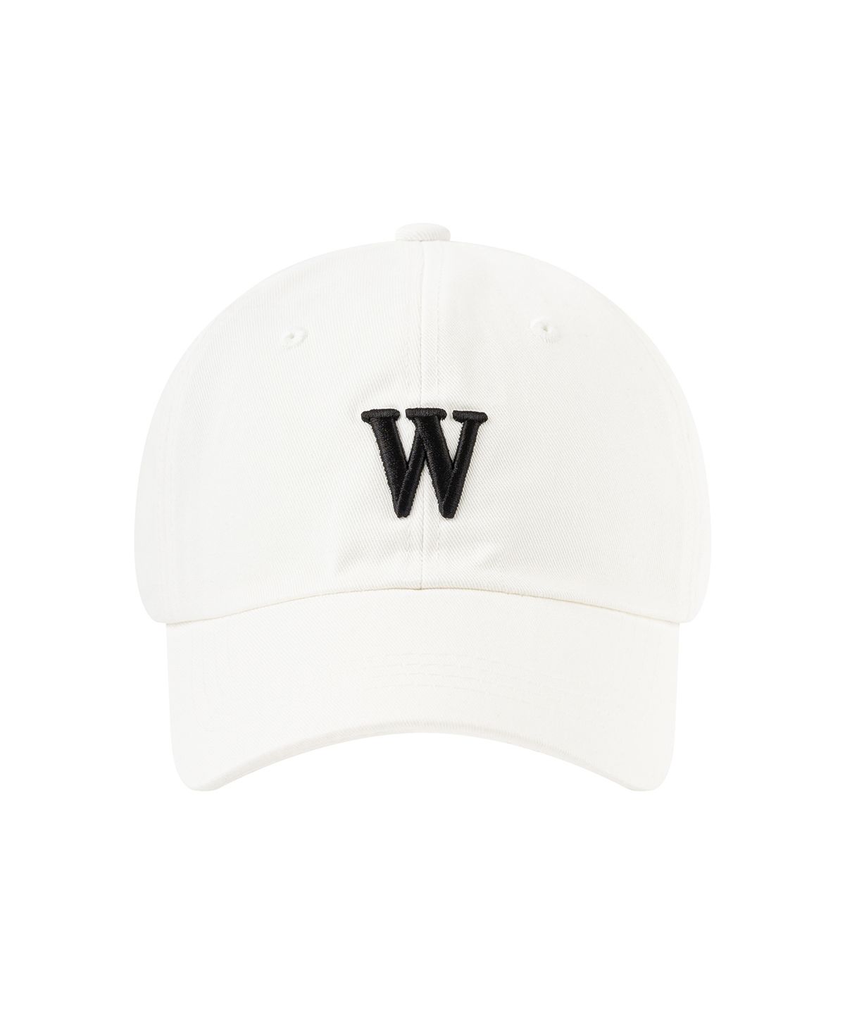 와이즈(WYSE) 더블유 베이직 볼캡 (화이트)