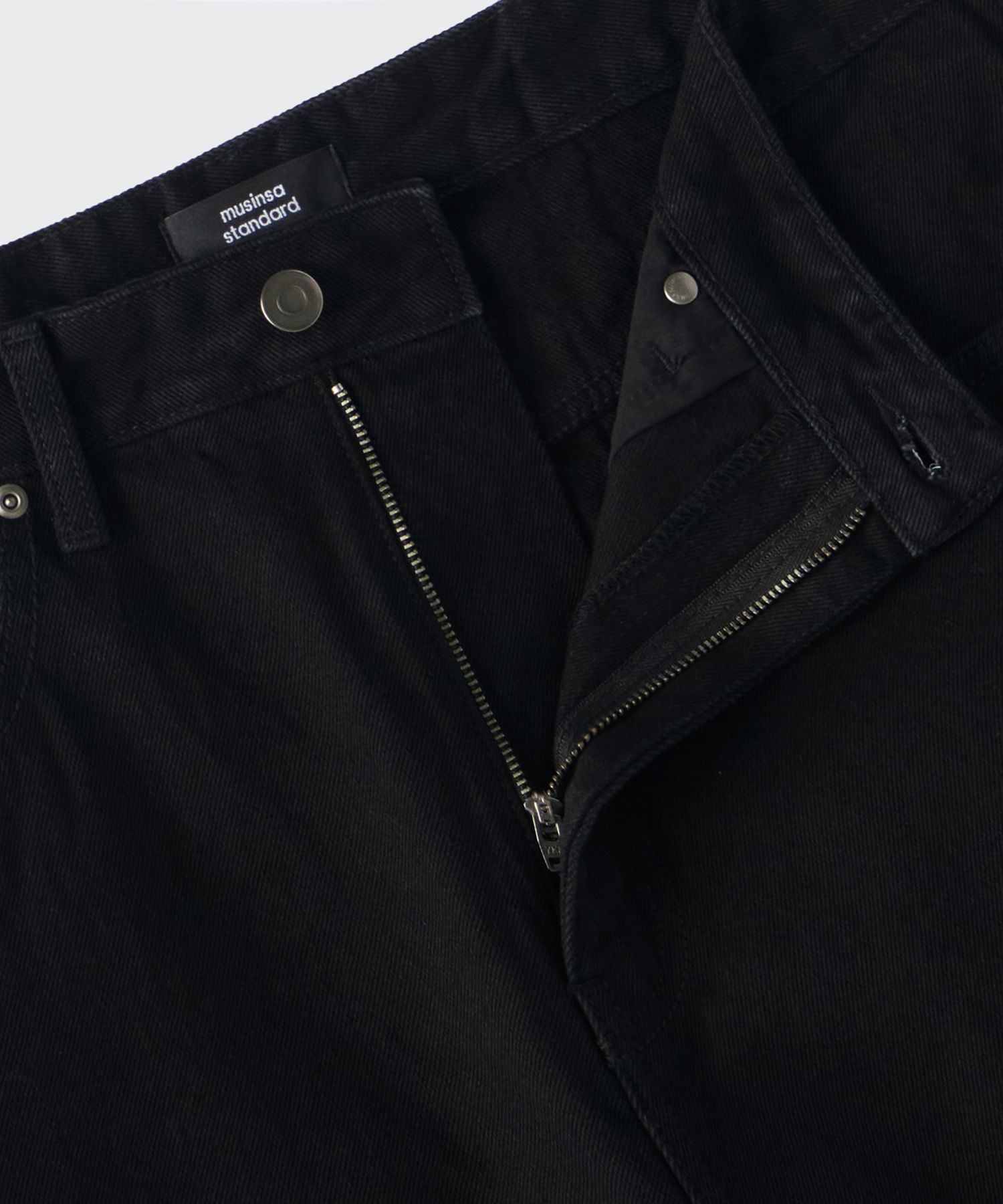 ★MUSINSA STANDARD★ Loose Exhaust Denim Pants Black MMDNP50 MUSINSA | MUSINSA STANDARD Loose Exhaust Denim Pants [Black]