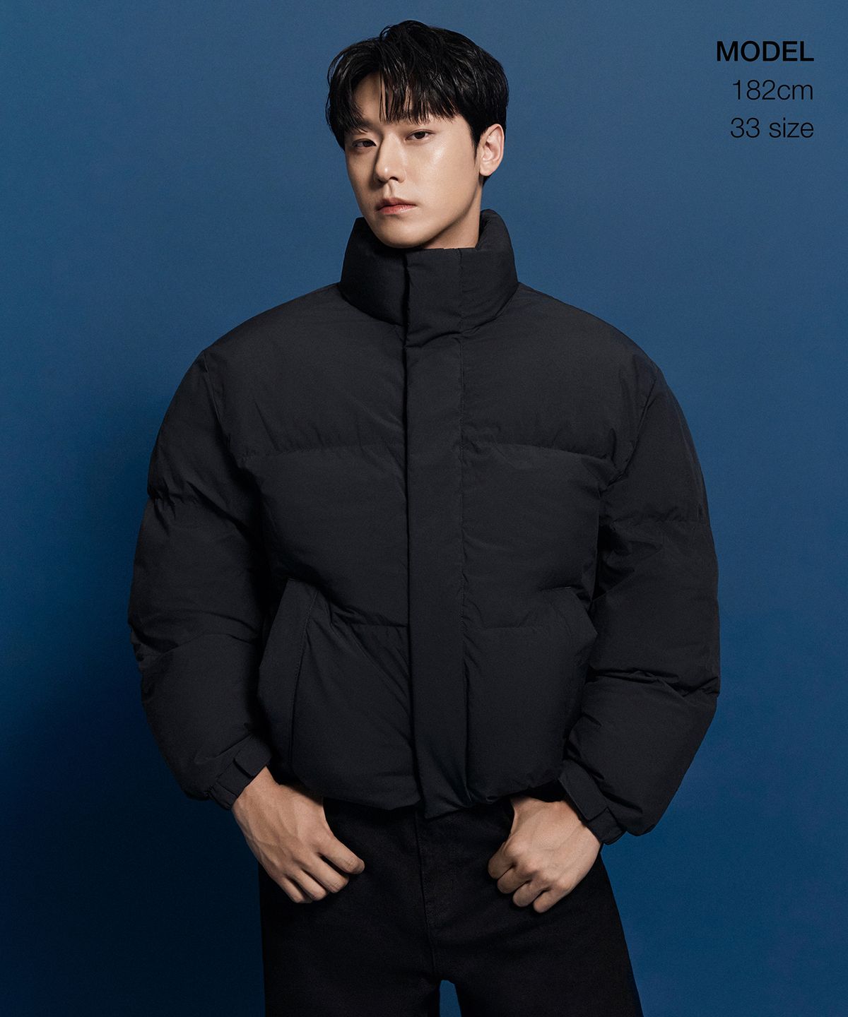 무신사 스탠다드(MUSINSA STANDARD) 루즈 배기 데님 팬츠 [블랙]