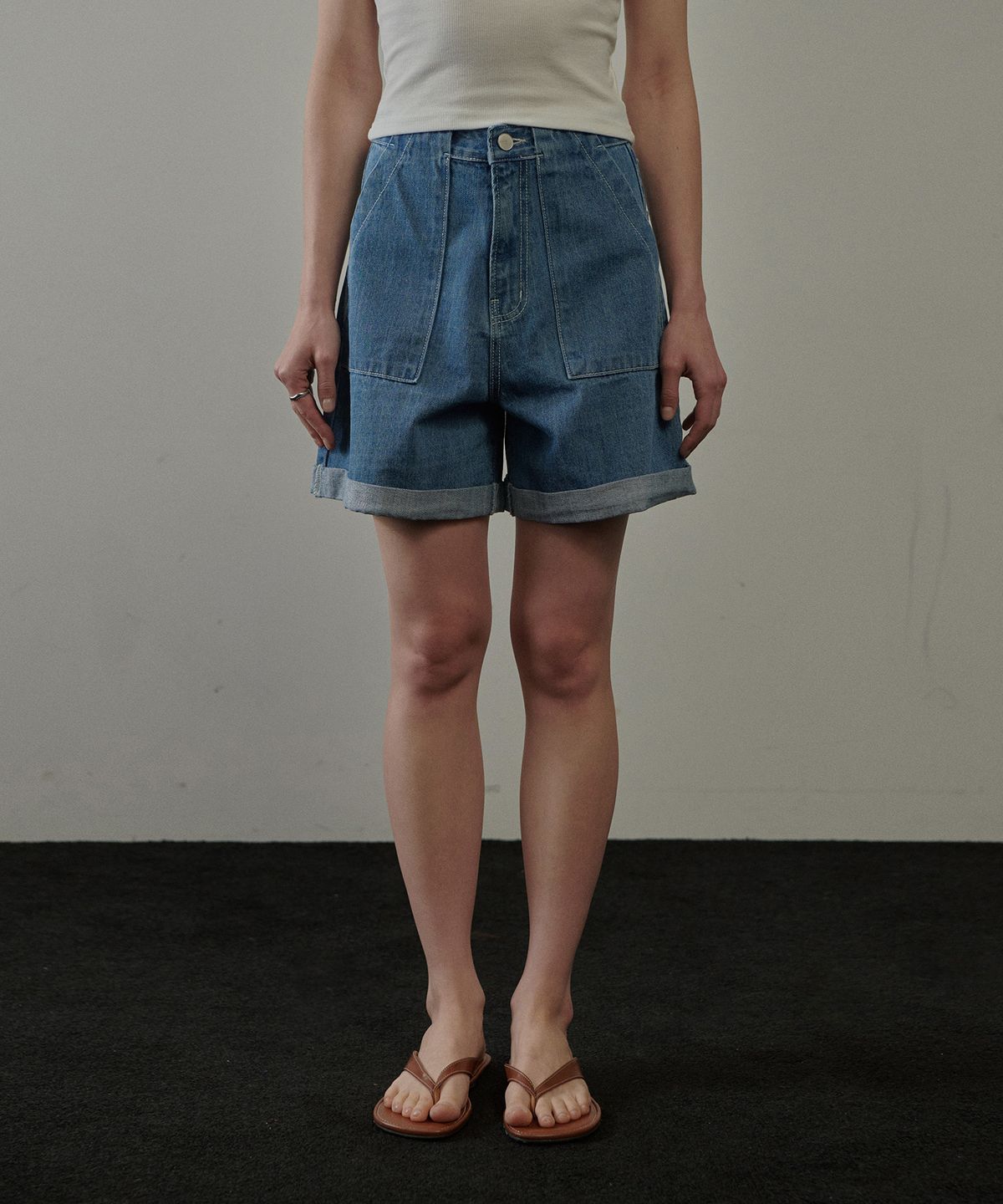판도라핏(PANDORAFIT) [SHORTS] Corin Roll up Pants