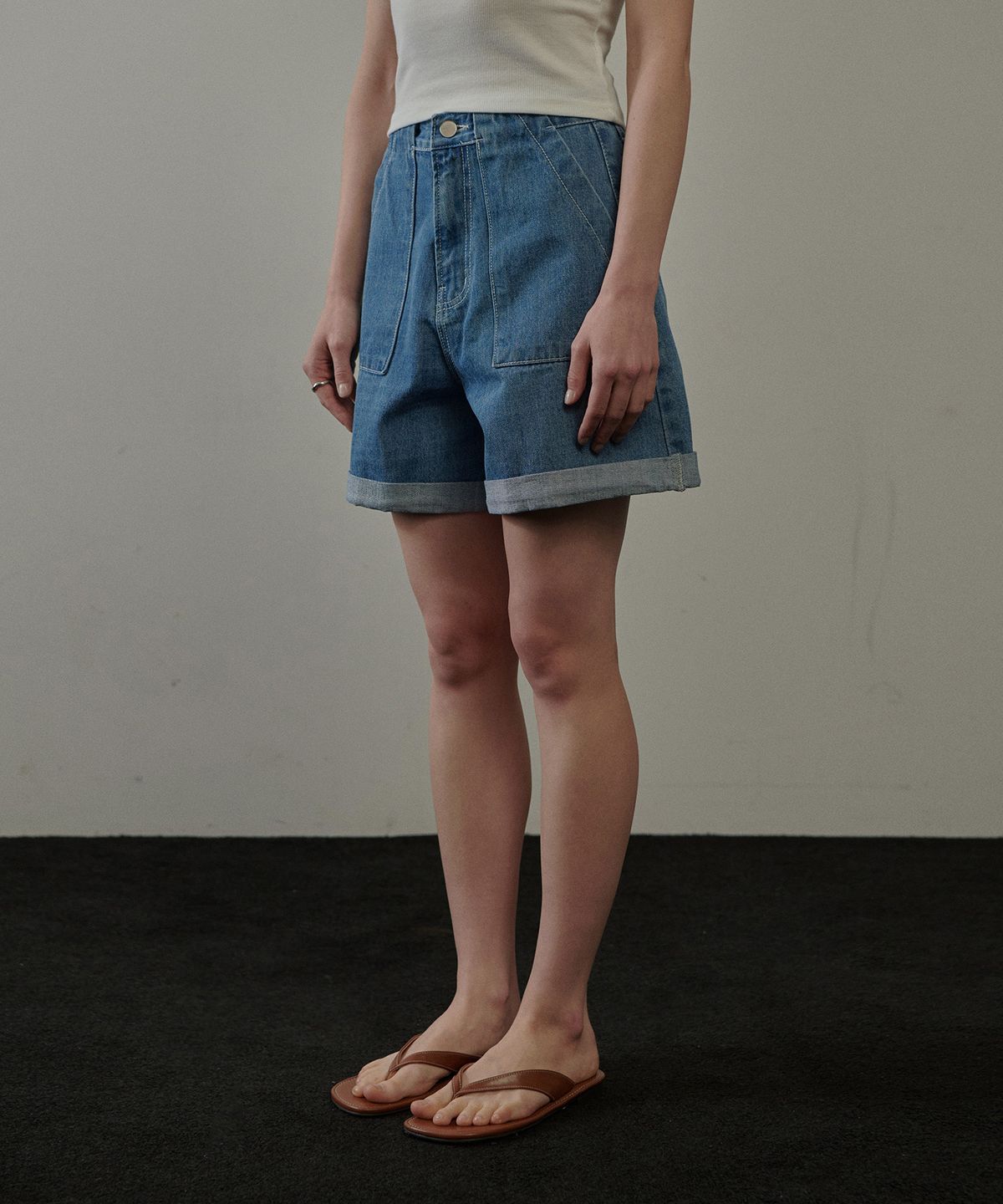 판도라핏(PANDORAFIT) [SHORTS] Corin Roll up Pants