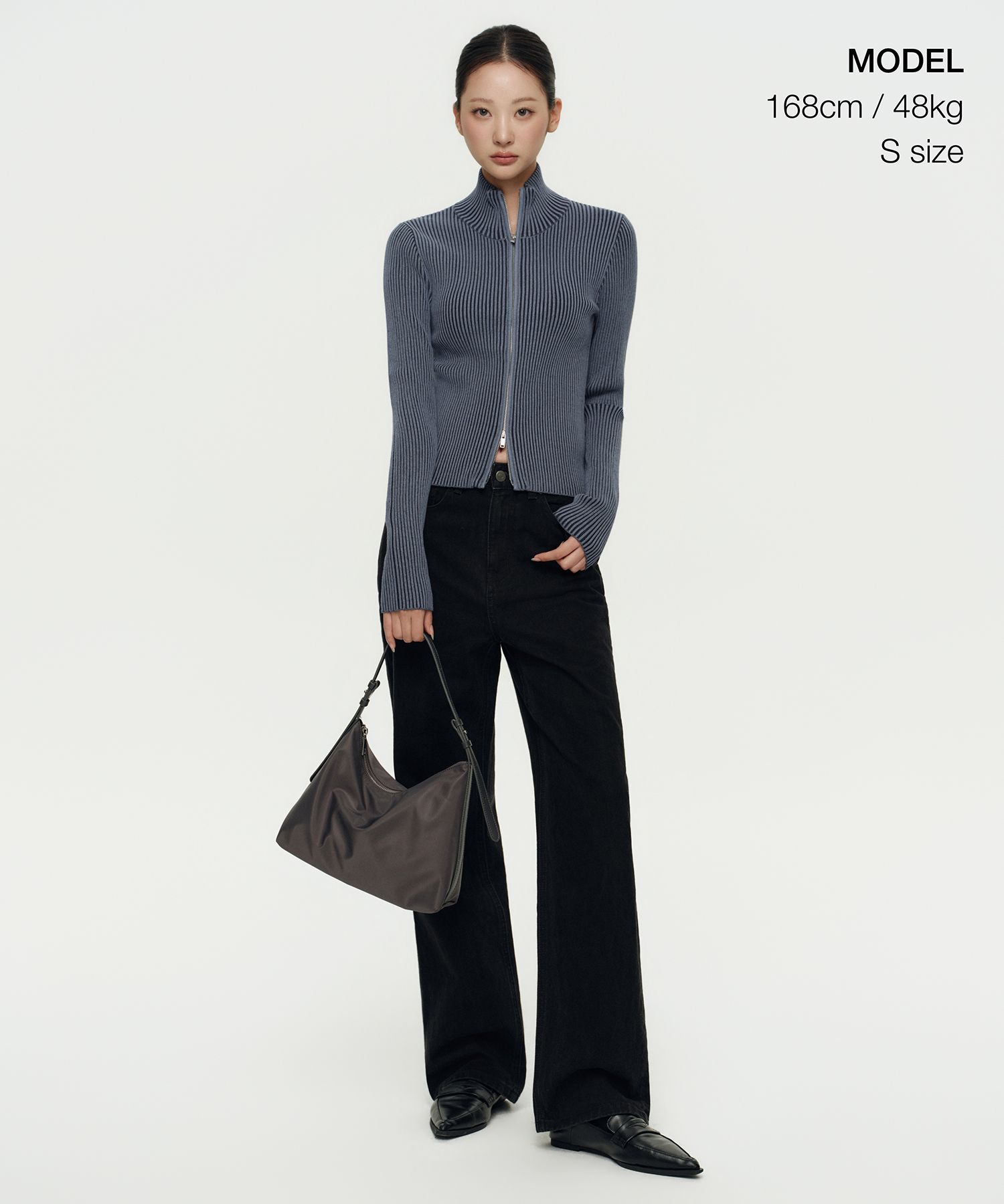 トップス Meltthelady frame line knit ensemble II lame bustier combination knit/3color | KNUTH MARF