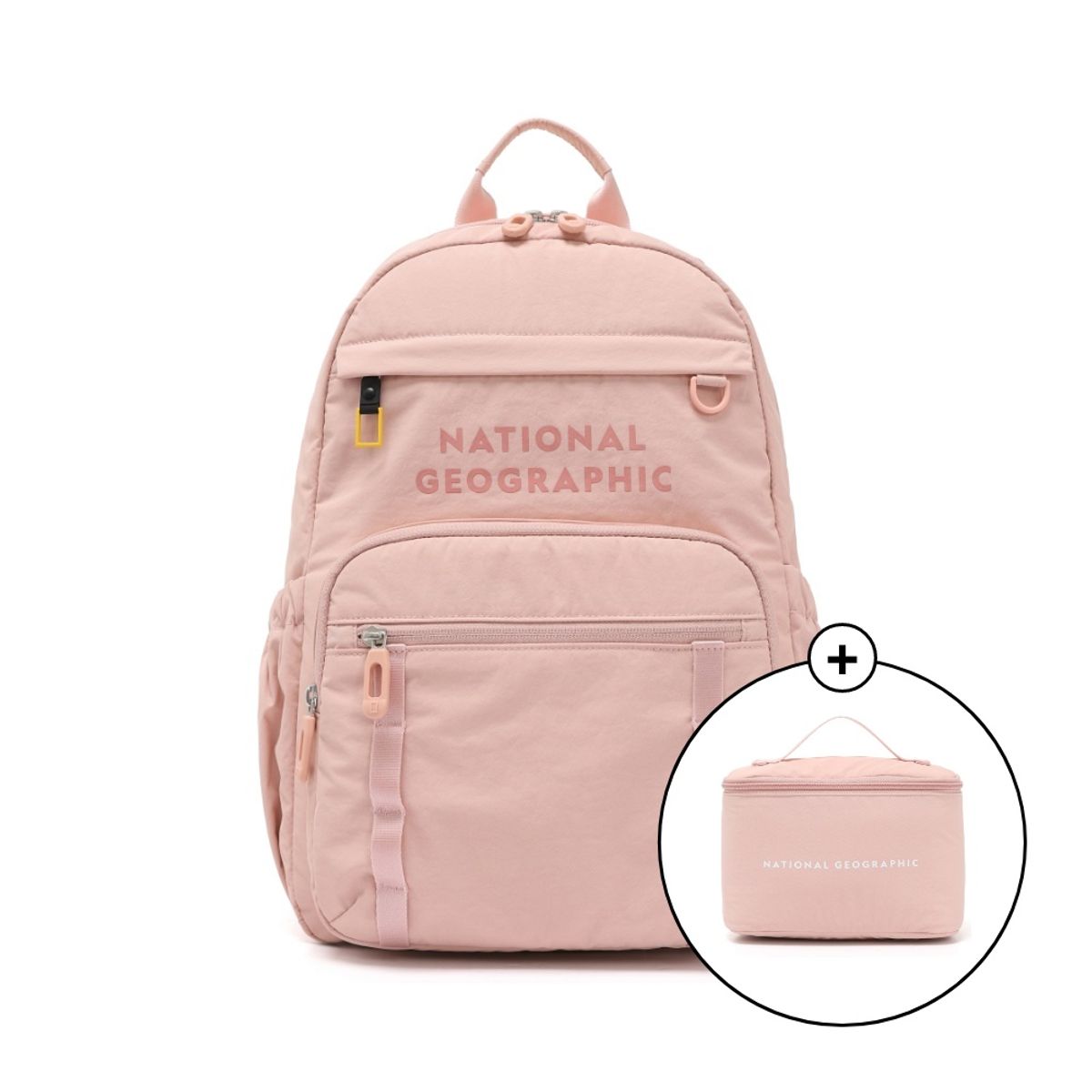 내셔널지오그래픽 키즈(NATIONAL GEOGRAPHIC KIDS) K243KBG530 경량백팩보냉백SET PINK