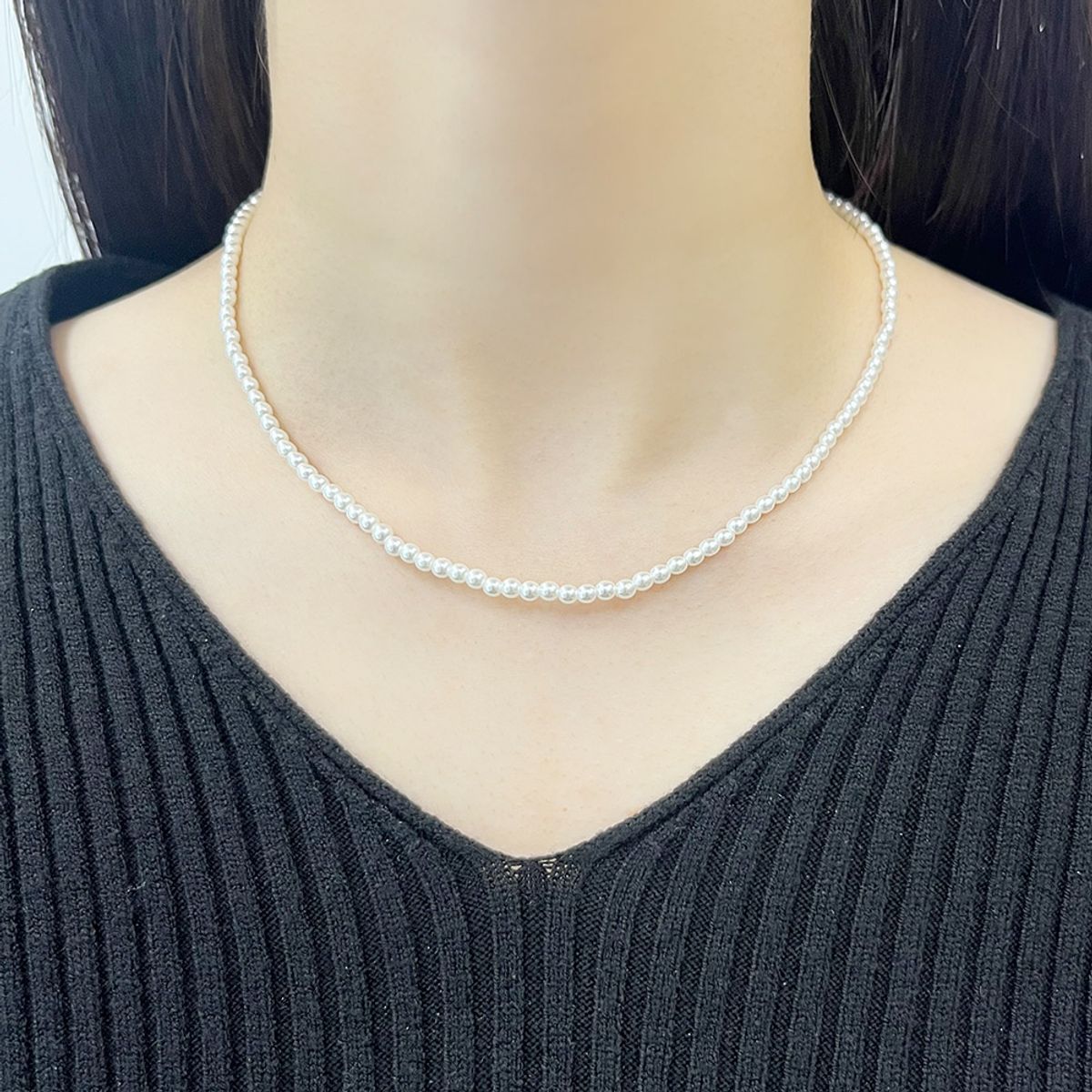 디유아모르(DIEUAMOUR) 14KGP 마리끄 진주 목걸이