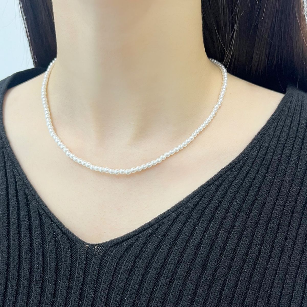 디유아모르(DIEUAMOUR) 14KGP 마리끄 진주 목걸이