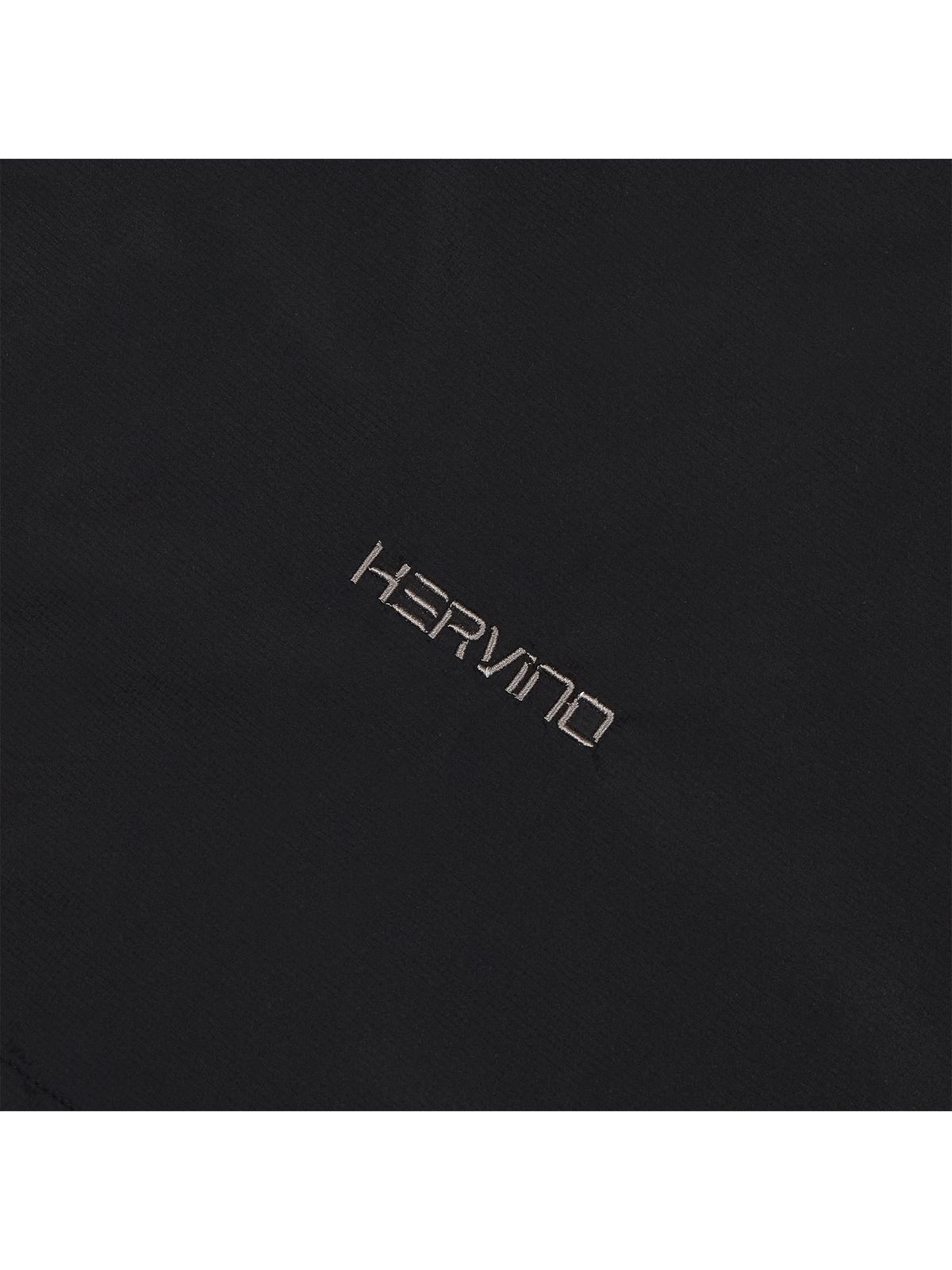 에르비노(HERVINO) 에어라이트 아노락 후드 바람막이[블랙]