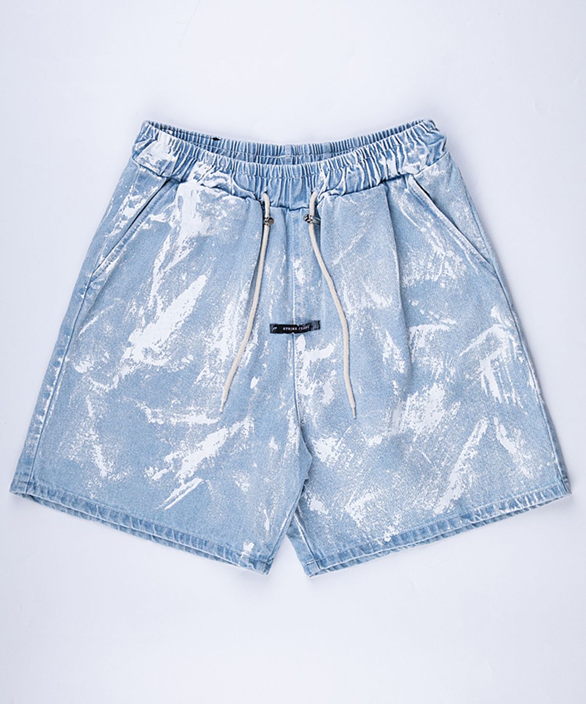 스트라이크(STRIKE) Surf Side Light Wash Denim Shorts (RELAX)