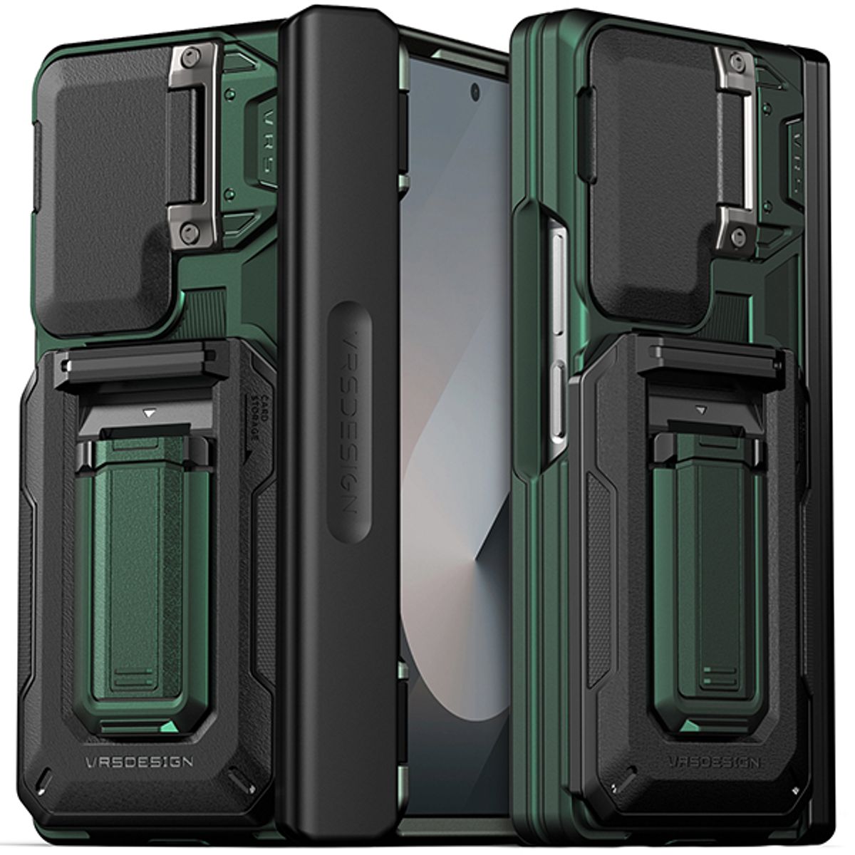 베루스(VRS DESIGN) 갤럭시 Z폴드6 케이스 카드 2장 수납 자동 힌지보호 디월렛 오리진