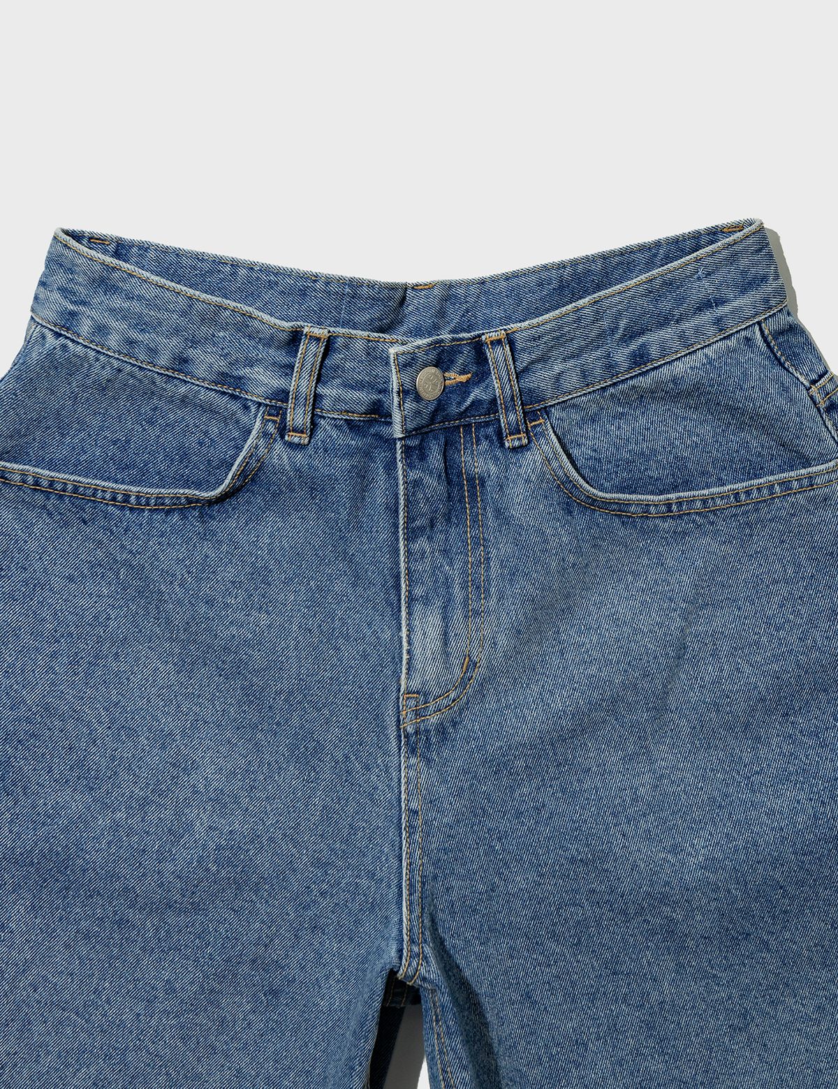 펀치드렁크파티즈(PUNCH DRUNK PARTIES) Misfits Jean Short (BLUE)