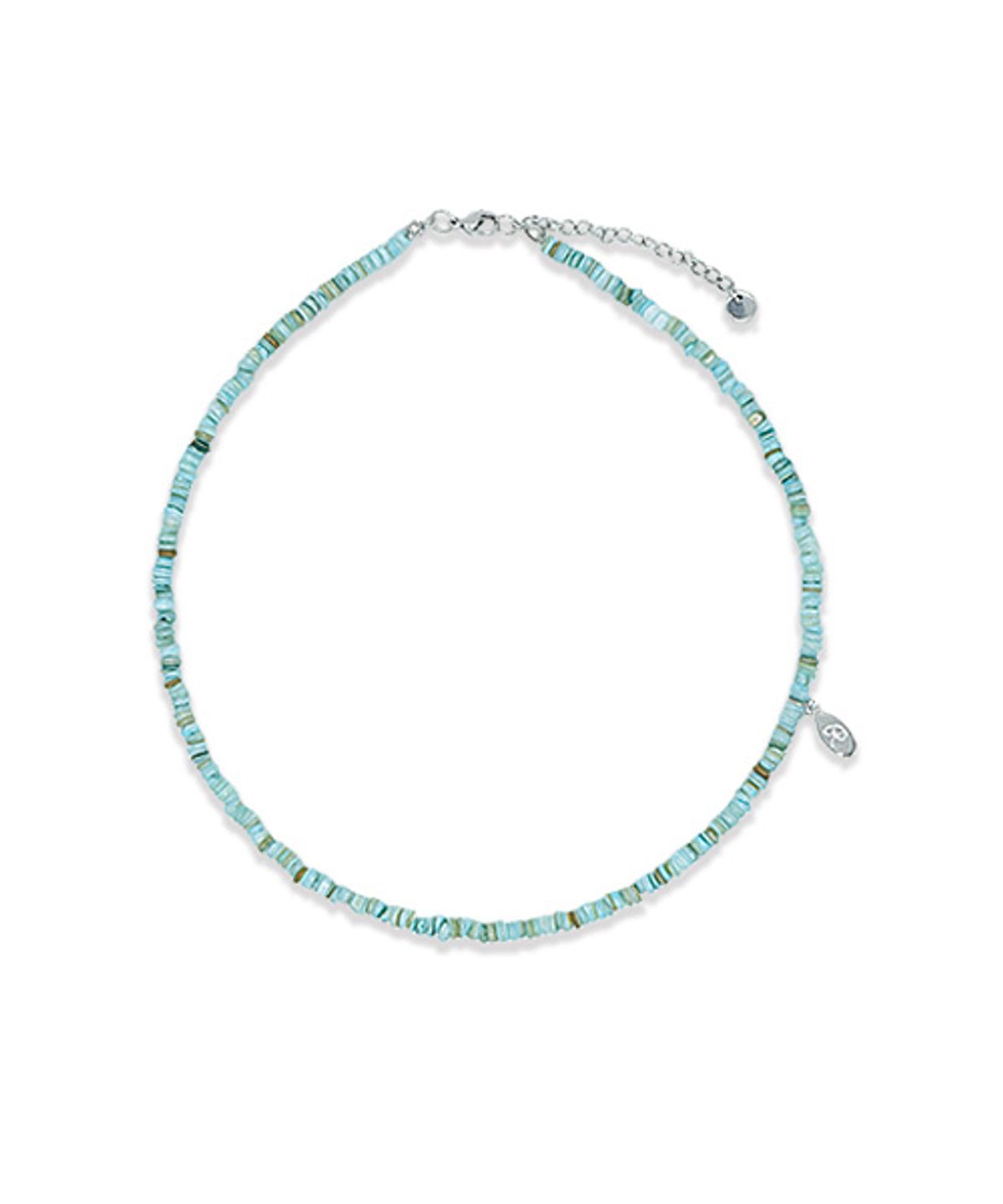 랜덤오프(RANDOMOFF) Marine Wave Necklace [ocean blue]