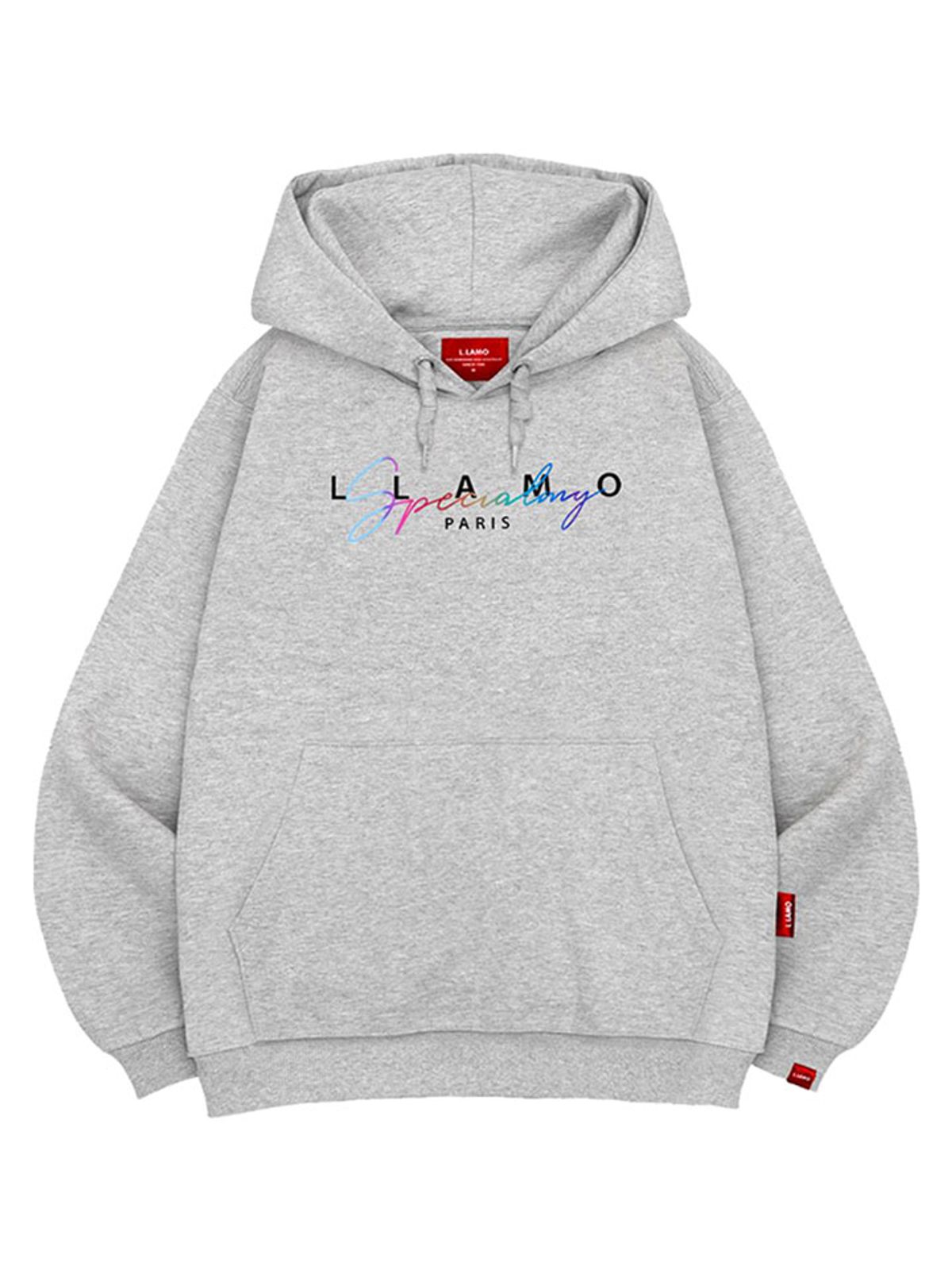 엘라모(LLAMO) 컬러스페셜 후드티 남녀공용 빅사이즈 M~4XL