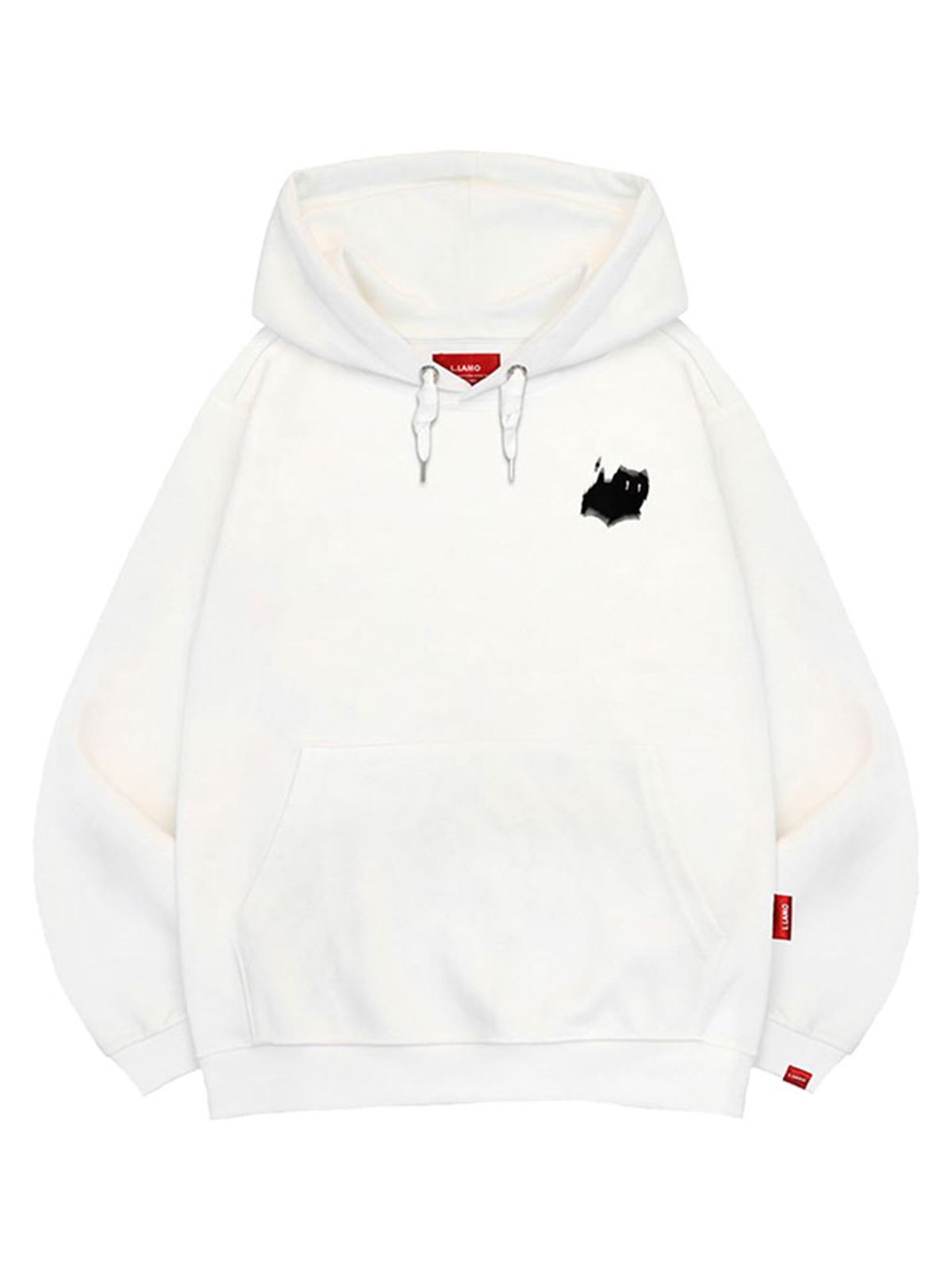 엘라모(LLAMO) 쉐도우캣 후드티 남녀공용 빅사이즈 M~4XL