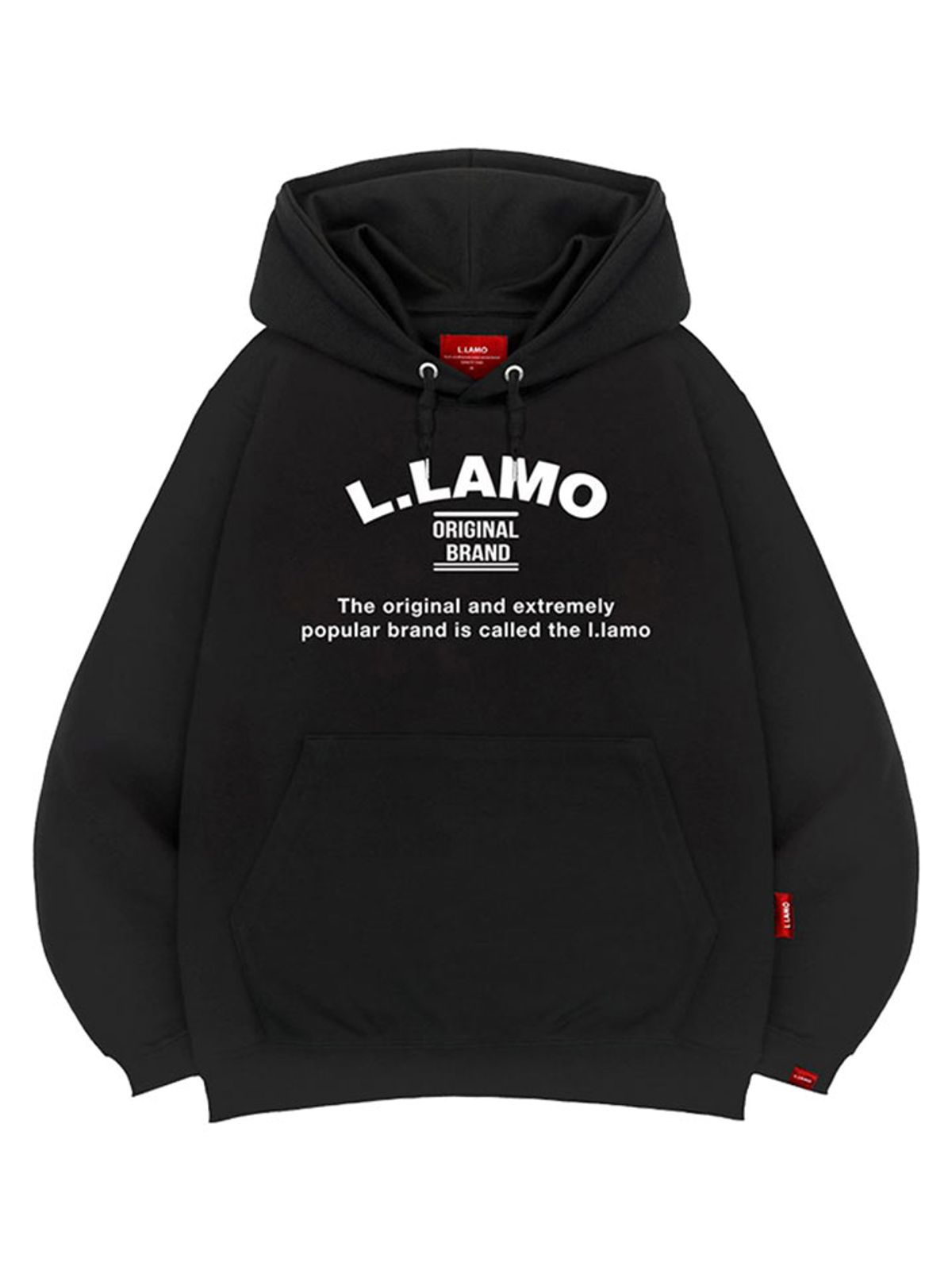 엘라모(LLAMO) 오리지널브랜드 후드티 남녀공용 빅사이즈 M~4XL