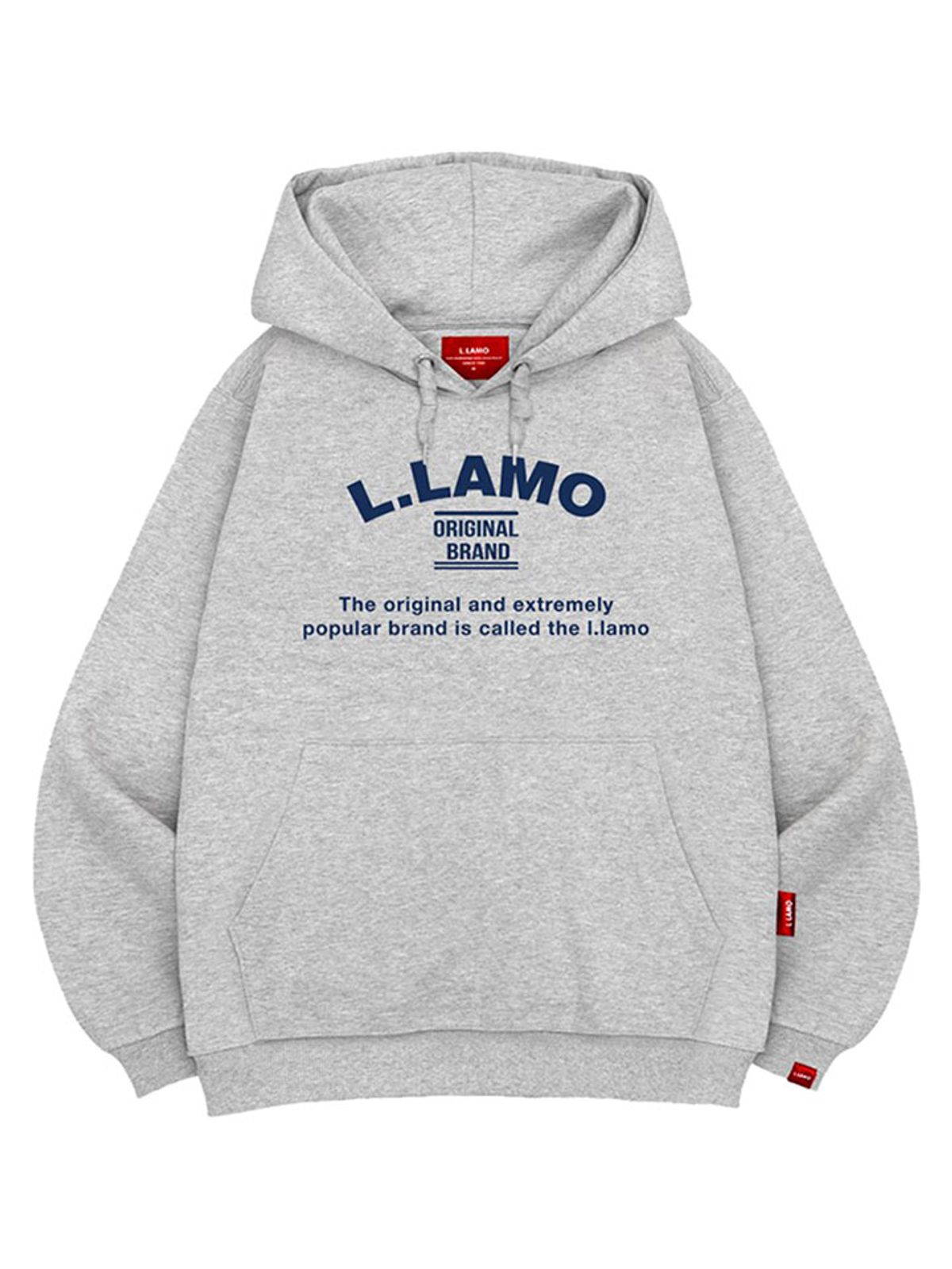 엘라모(LLAMO) 오리지널브랜드 후드티 남녀공용 빅사이즈 M~4XL