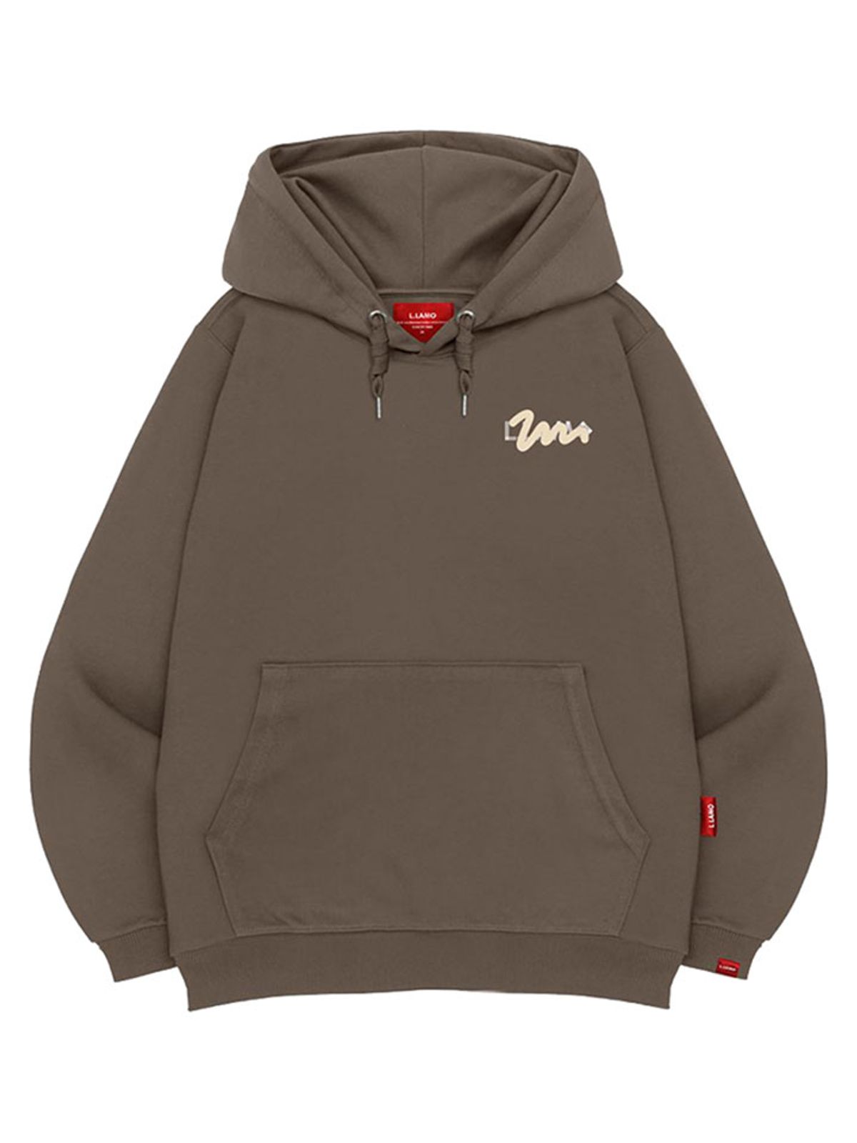 엘라모(LLAMO) 라모싸인 후드티 남녀공용 빅사이즈 M~4XL